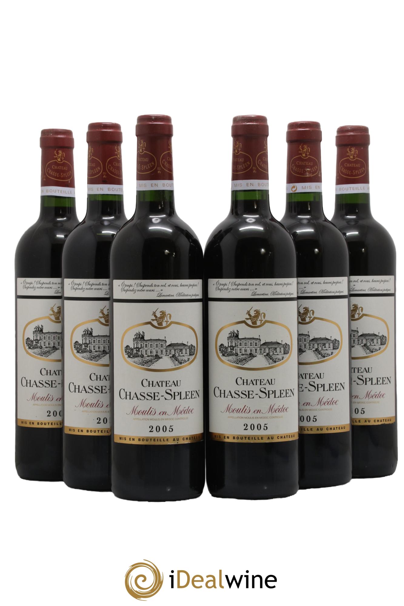 Château Chasse Spleen 2005 - Posten von 6 Flaschen - 0