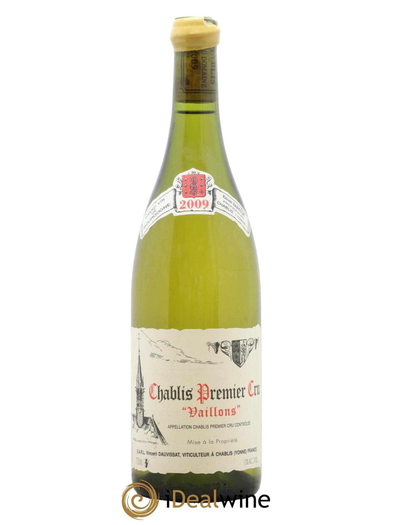 Chablis 1er Cru Vaillons Vincent Dauvissat (Domaine) 2009 - Lotto di 1 bottiglia - 0