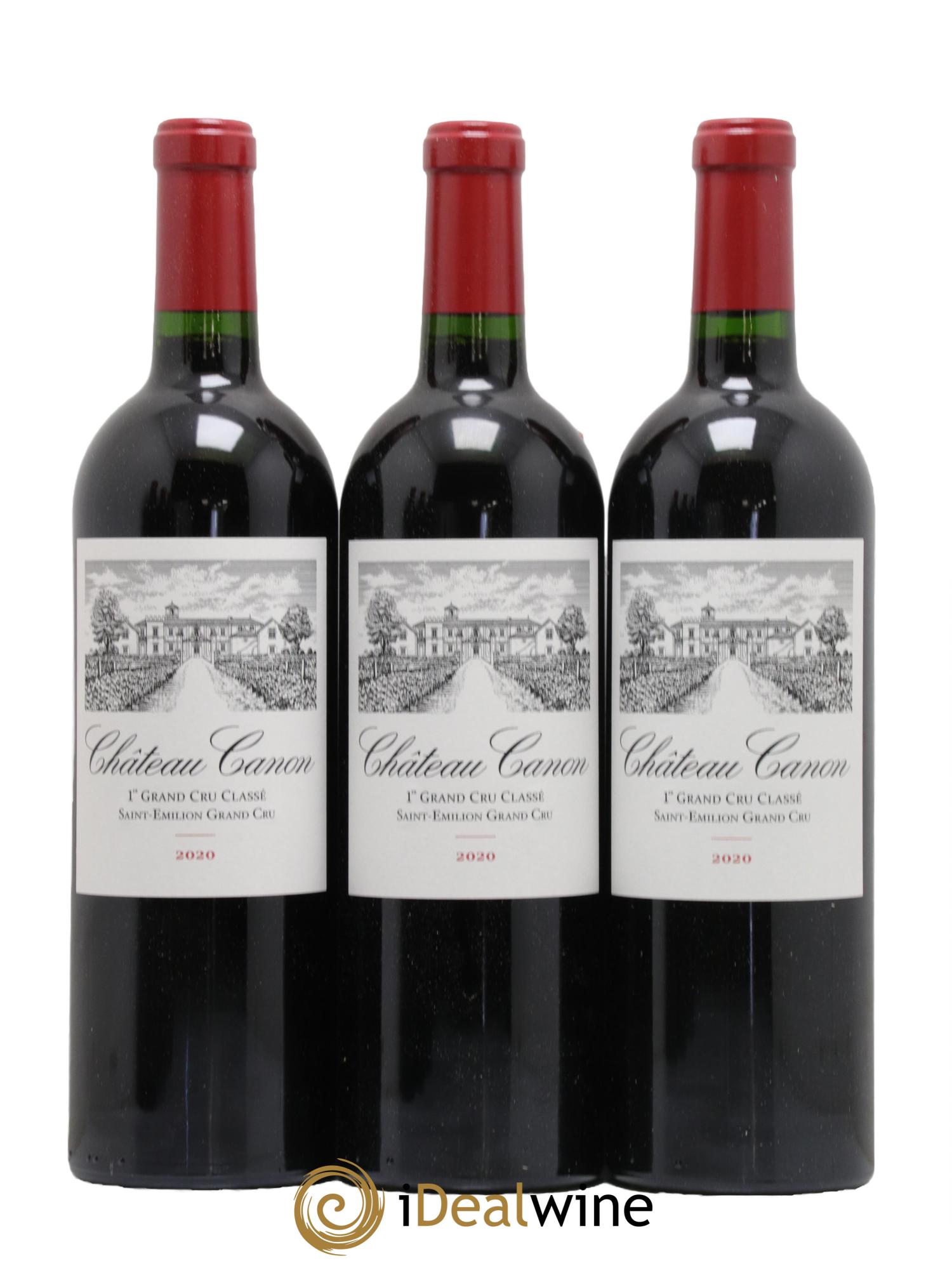 Château Canon 1er Grand Cru Classé B 2020 - Lot de 6 bouteilles - 1