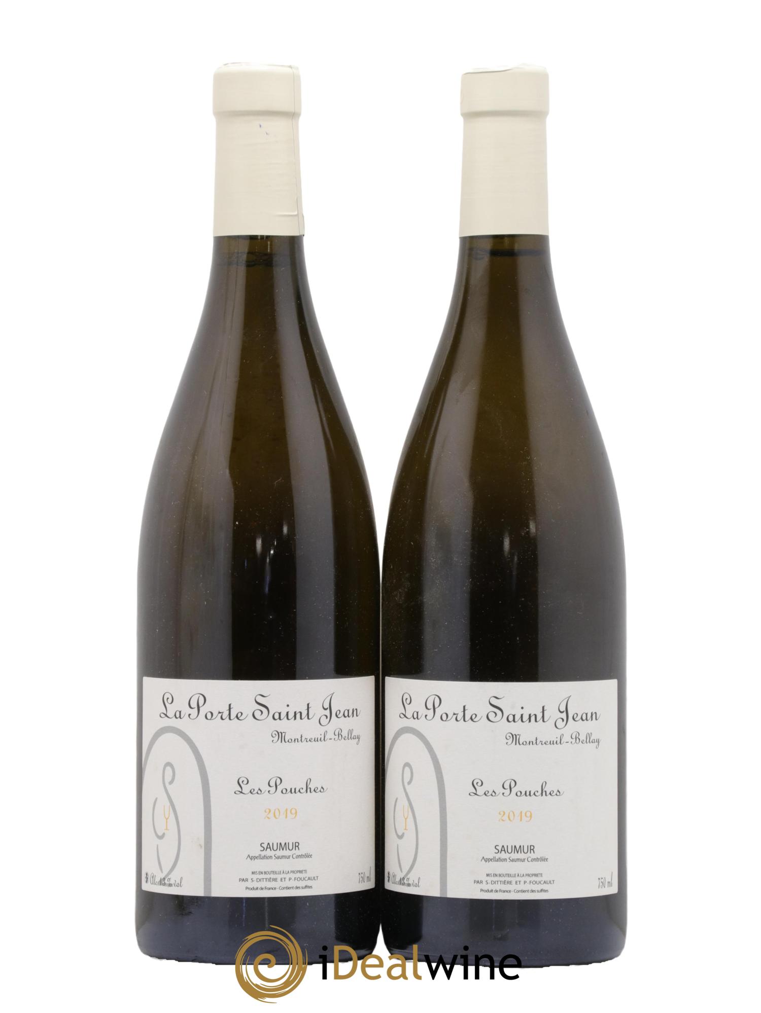 Saumur Les Pouches La Porte Saint Jean 2019 - Lot of 2 bottles - 0