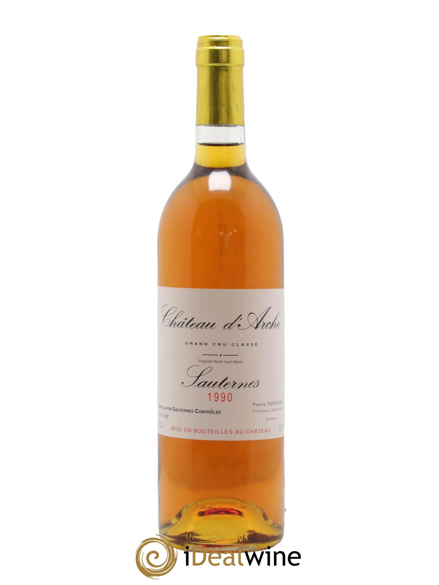 Château d' Arche 2ème Grand Cru Classé 1990 - Lot de 1 bouteille - 0