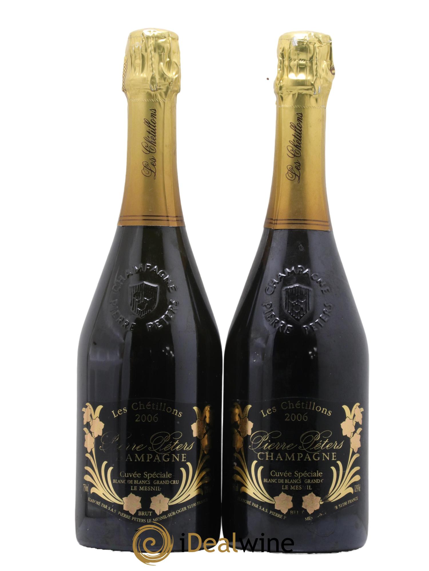 Cuvée Spéciale les Chétillons Blanc de Blancs Brut Pierre Péters 2006 - Lot de 2 bouteilles - 0