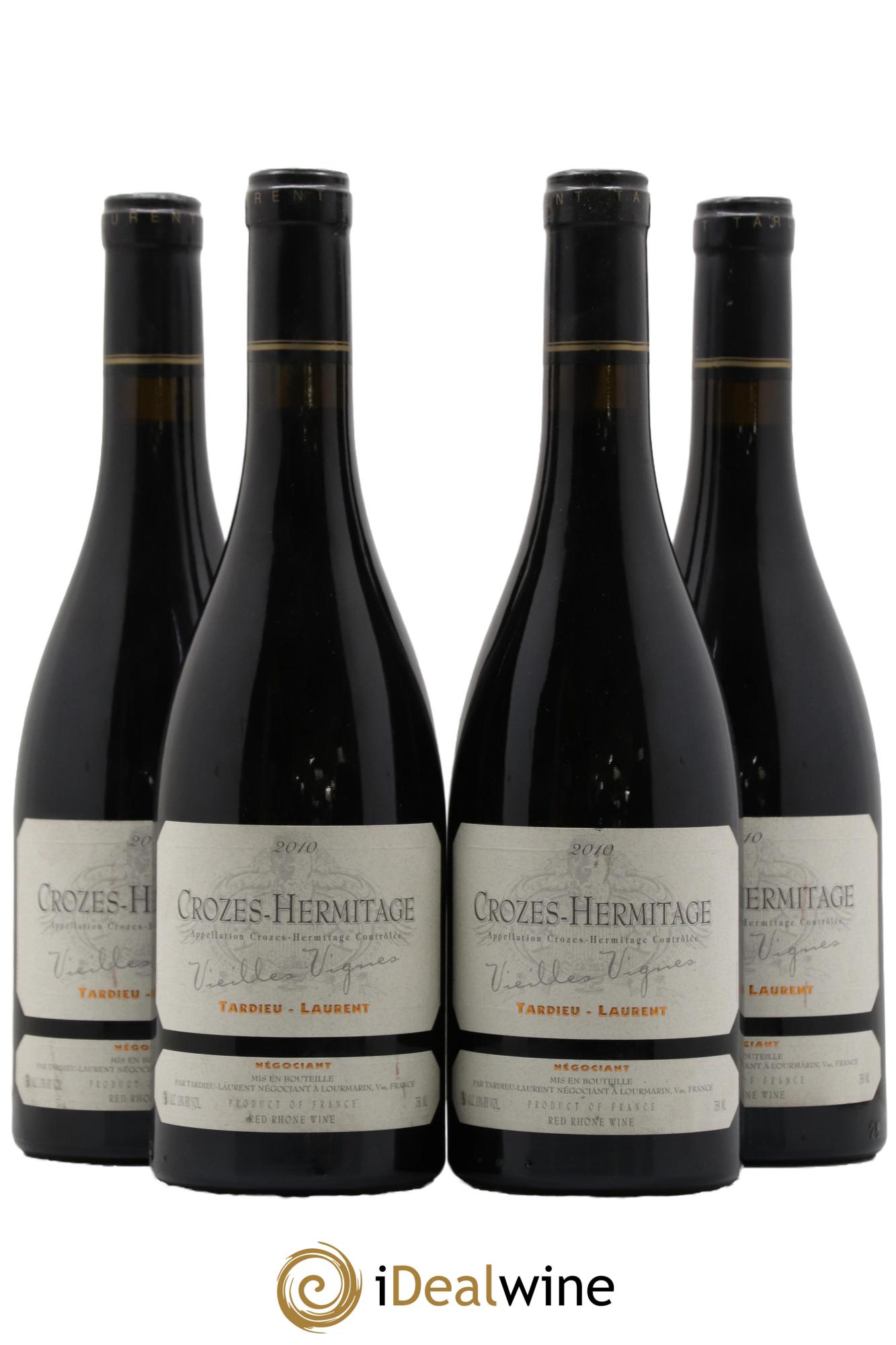 Crozes-Hermitage Vieilles Vignes Maison Tardieu-Laurent 2010 - Lot de 4 bouteilles - 0