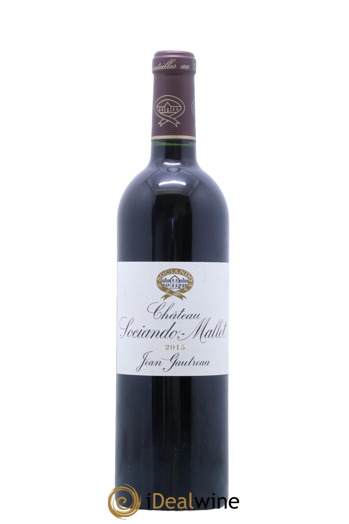 Château Sociando Mallet 2015 - Lot de 1 bouteille - 0