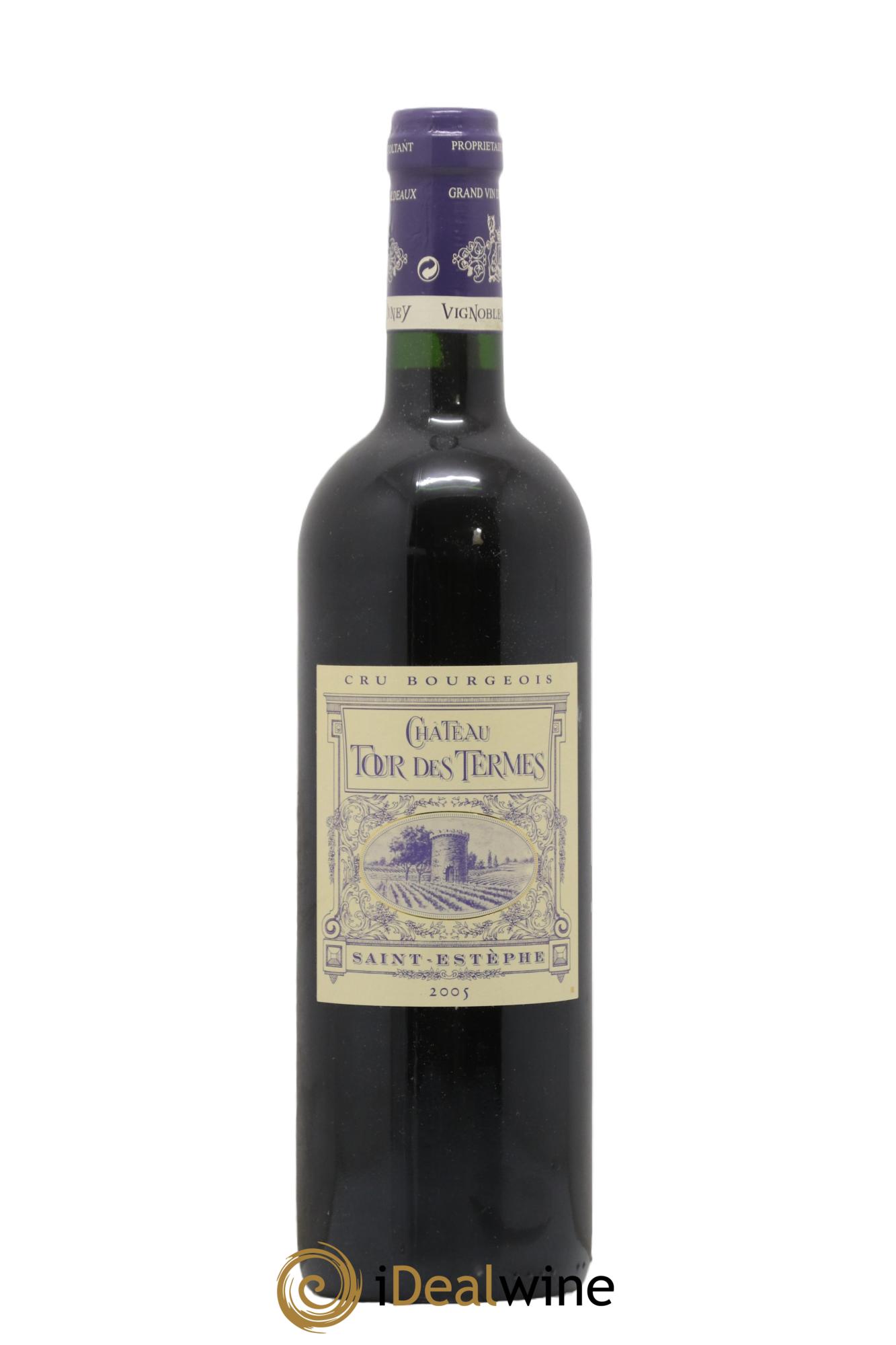 Château Tour des Termes Cru Bourgeois 2005 - Lot de 1 bouteille - 0