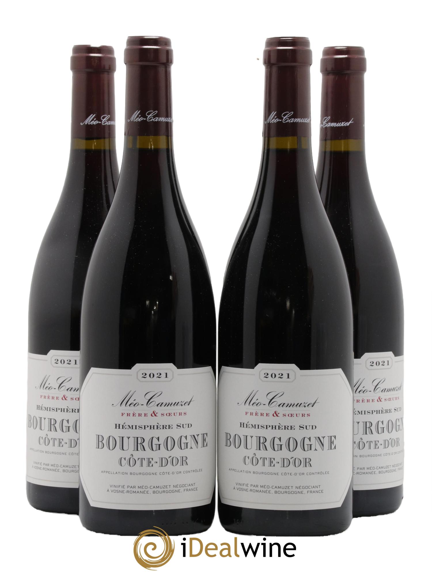 Bourgogne Hémisphère Sud Méo-Camuzet (Frère & Soeurs) 2021 - Lot de 4 bouteilles - 0