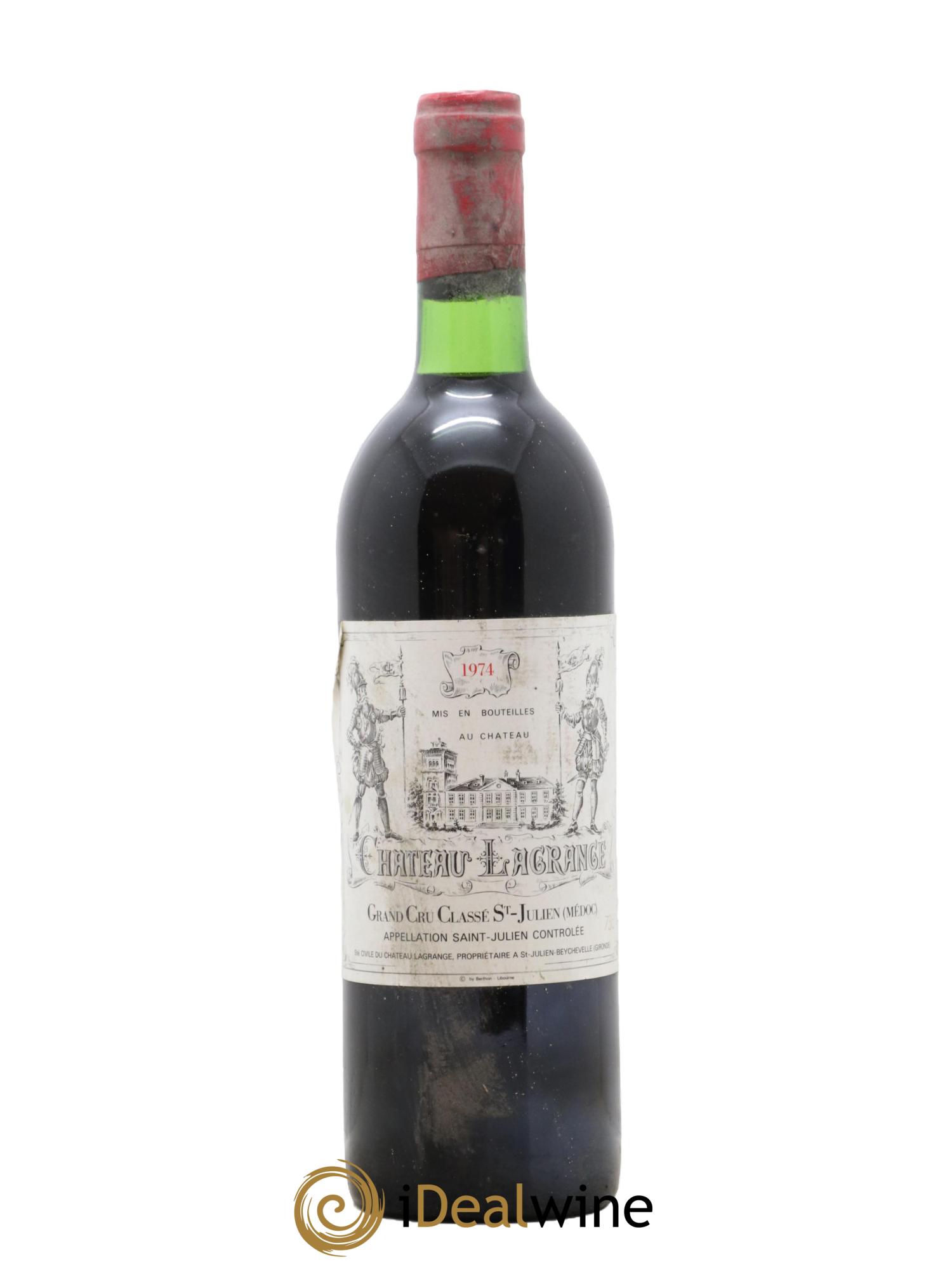 Château Lagrange 3ème Grand Cru Classé 1974 - Lot de 1 bouteille - 0