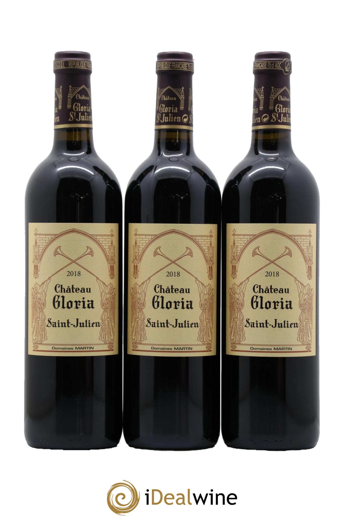 Château Gloria 2018 - Lot de 3 bouteilles - 0