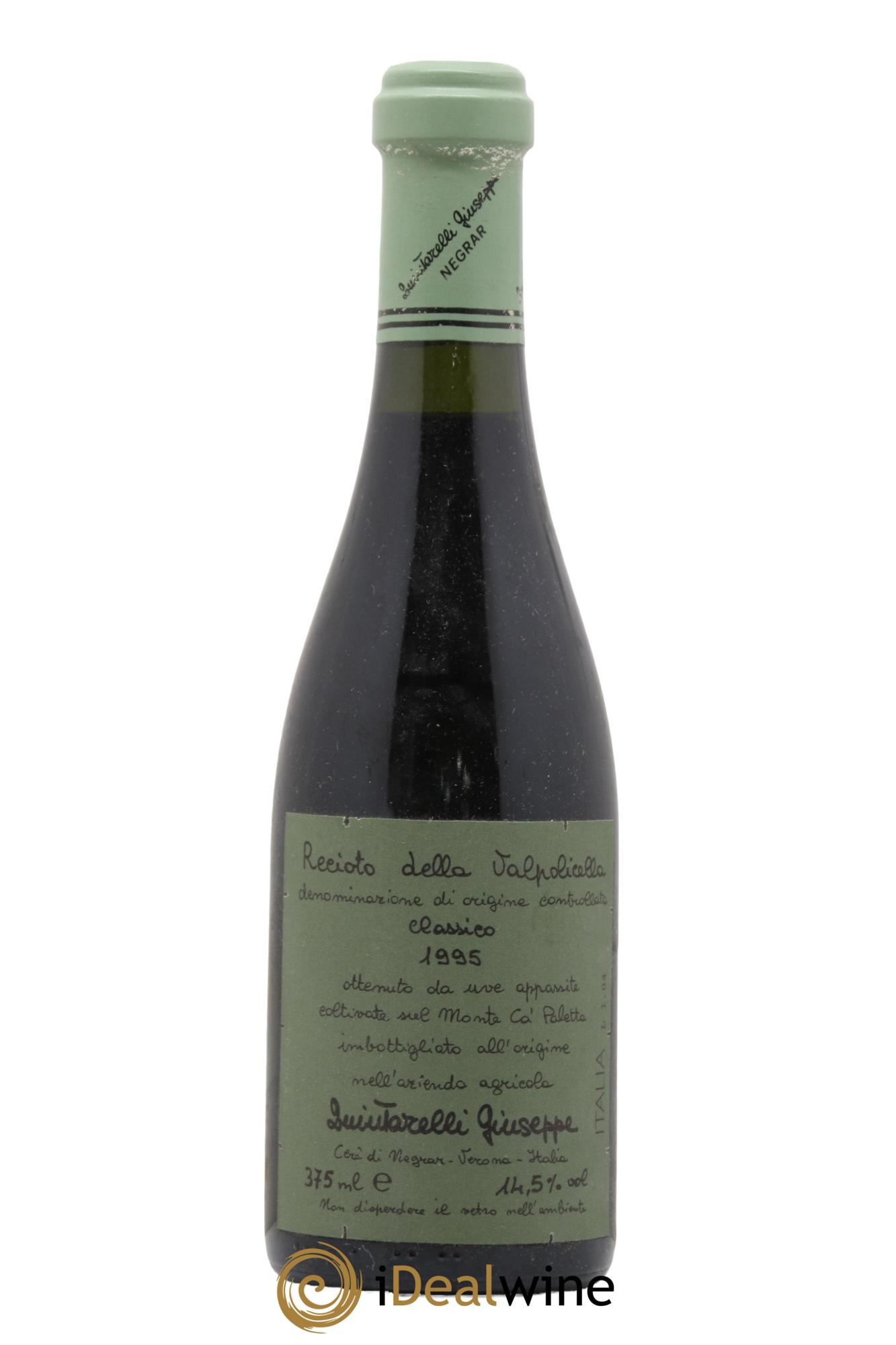 Recioto della Valpolicella Classico  DOCG Giuseppe Quintarelli 1995 - Lotto di 1 mezza bottiglia - 0