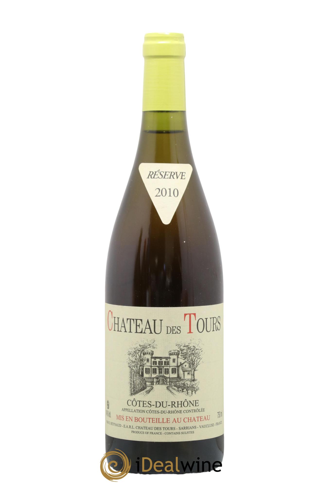 Côtes du Rhône Château des Tours Emmanuel Reynaud 2010 - Lot de 1 bouteille - 0