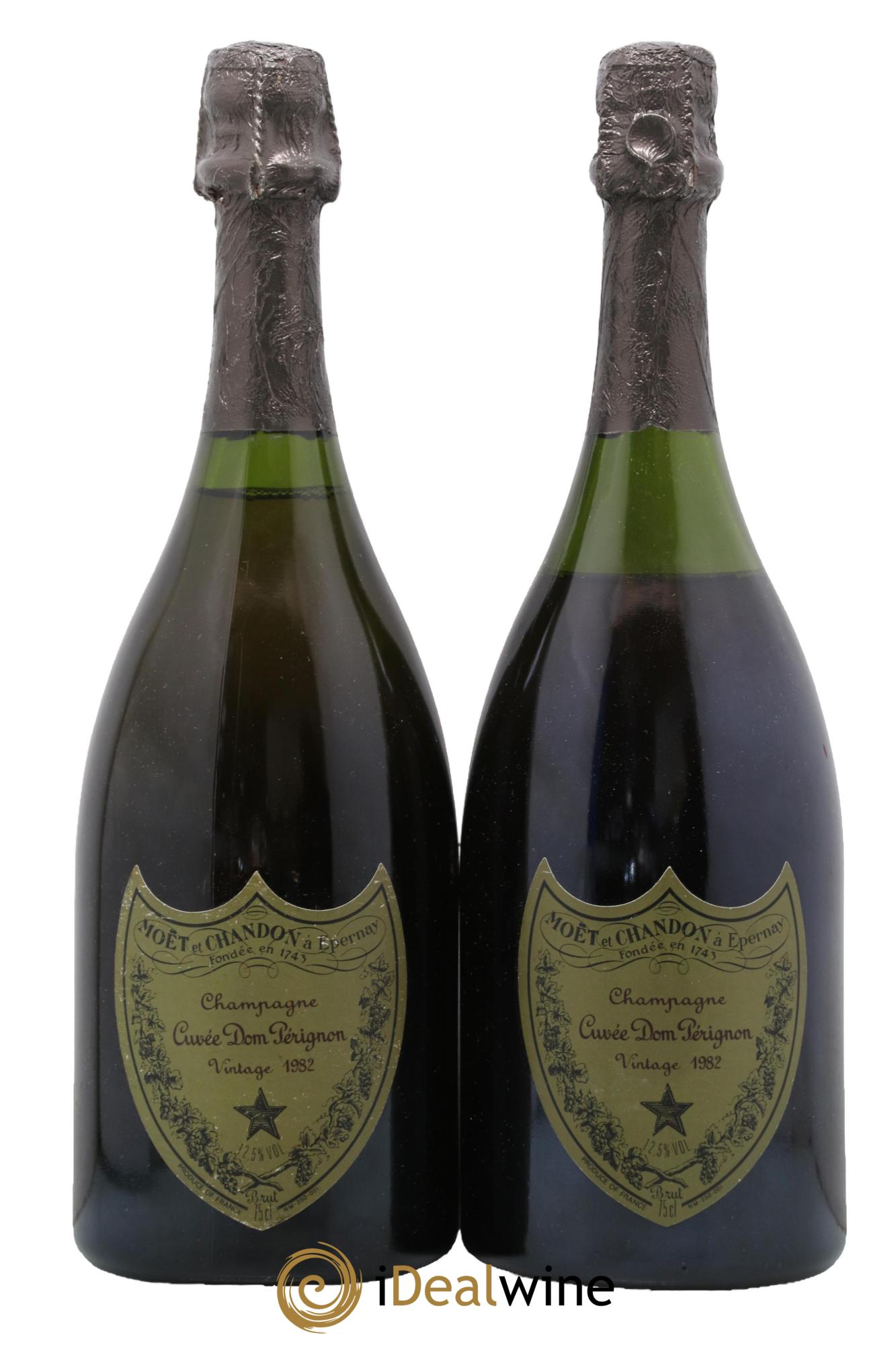 Brut Dom Pérignon 1982 - Lot de 2 bouteilles - 0