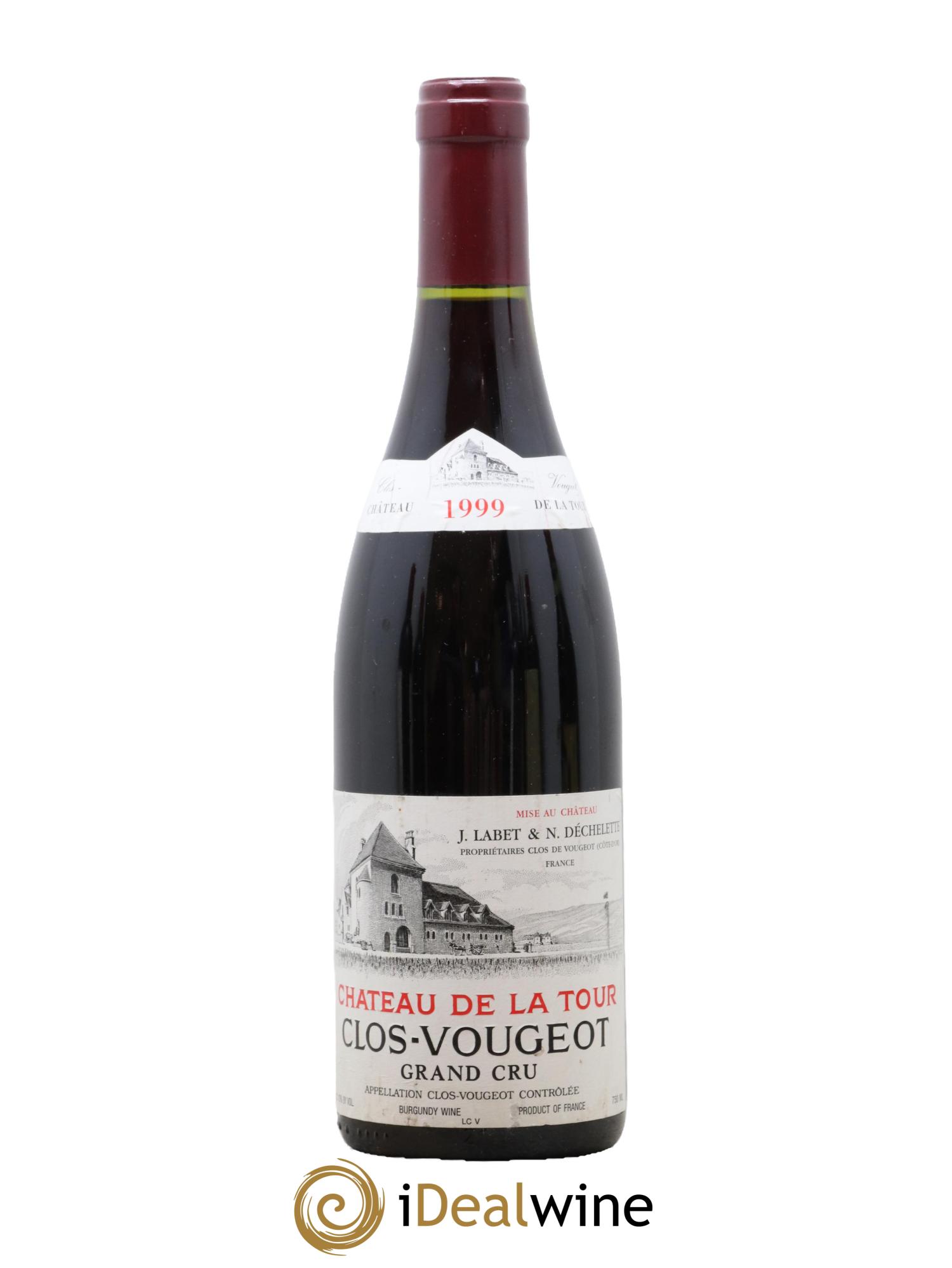 Clos de Vougeot Grand Cru Château de La Tour 1999 - Lot of 1 bottle - 0