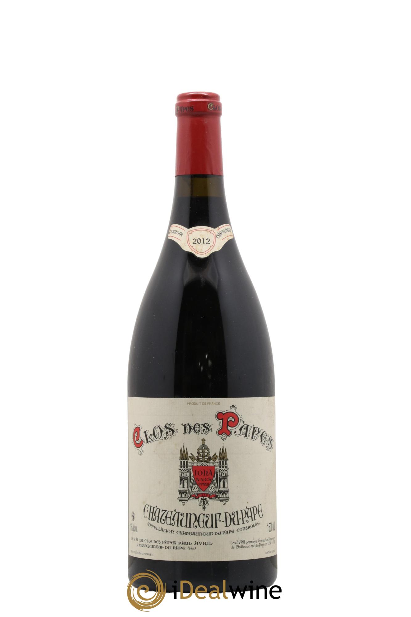 Châteauneuf-du-Pape Clos des Papes - Paul Avril  2012 - Lotto di 1 magnum - 0