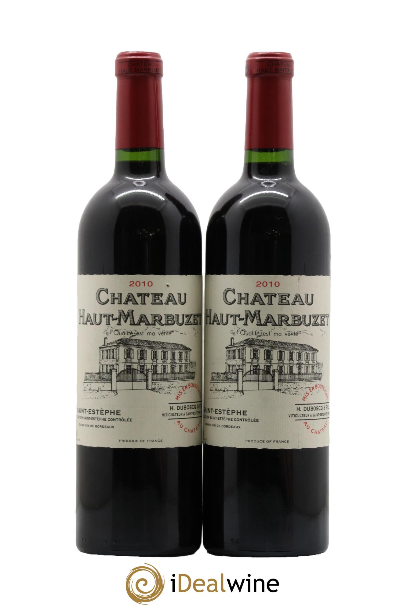 Château Haut Marbuzet 2010 - Lotto di 2 bottiglie - 0