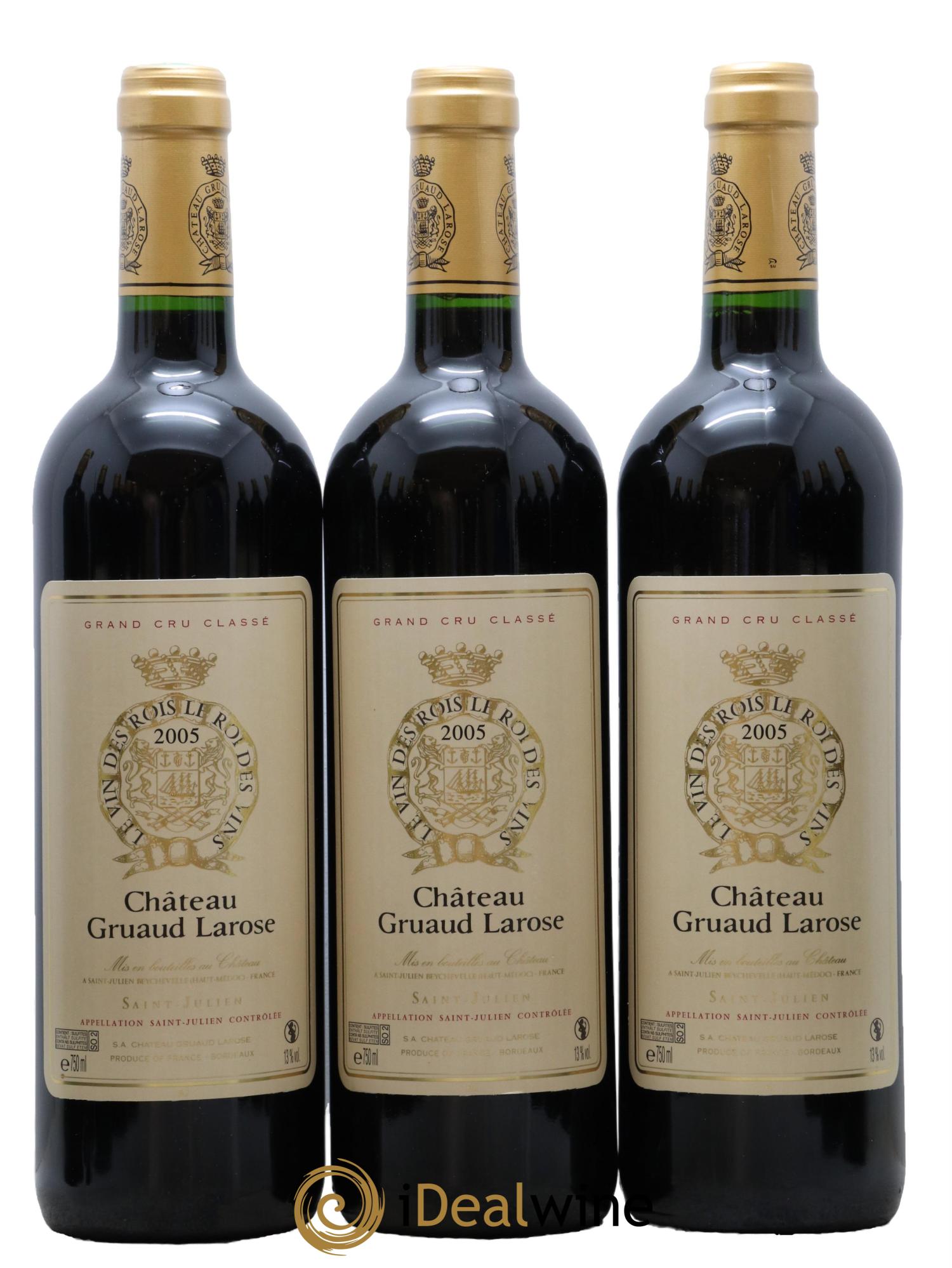 Château Gruaud Larose 2ème Grand Cru Classé 2005 - Lot de 12 bouteilles - 1