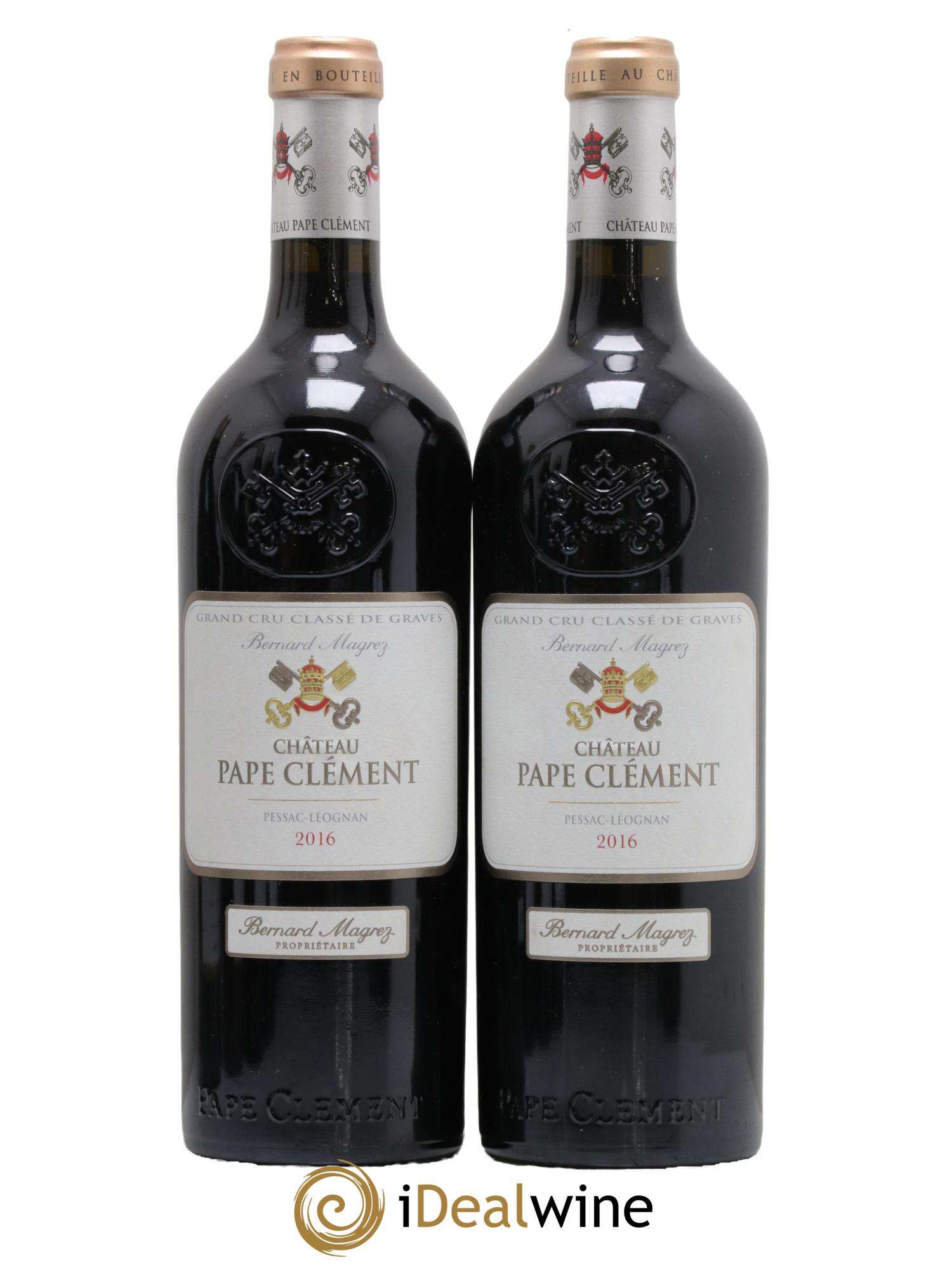 Château Pape Clément Cru Classé de Graves  2016 - Posten von 2 Flaschen - 0