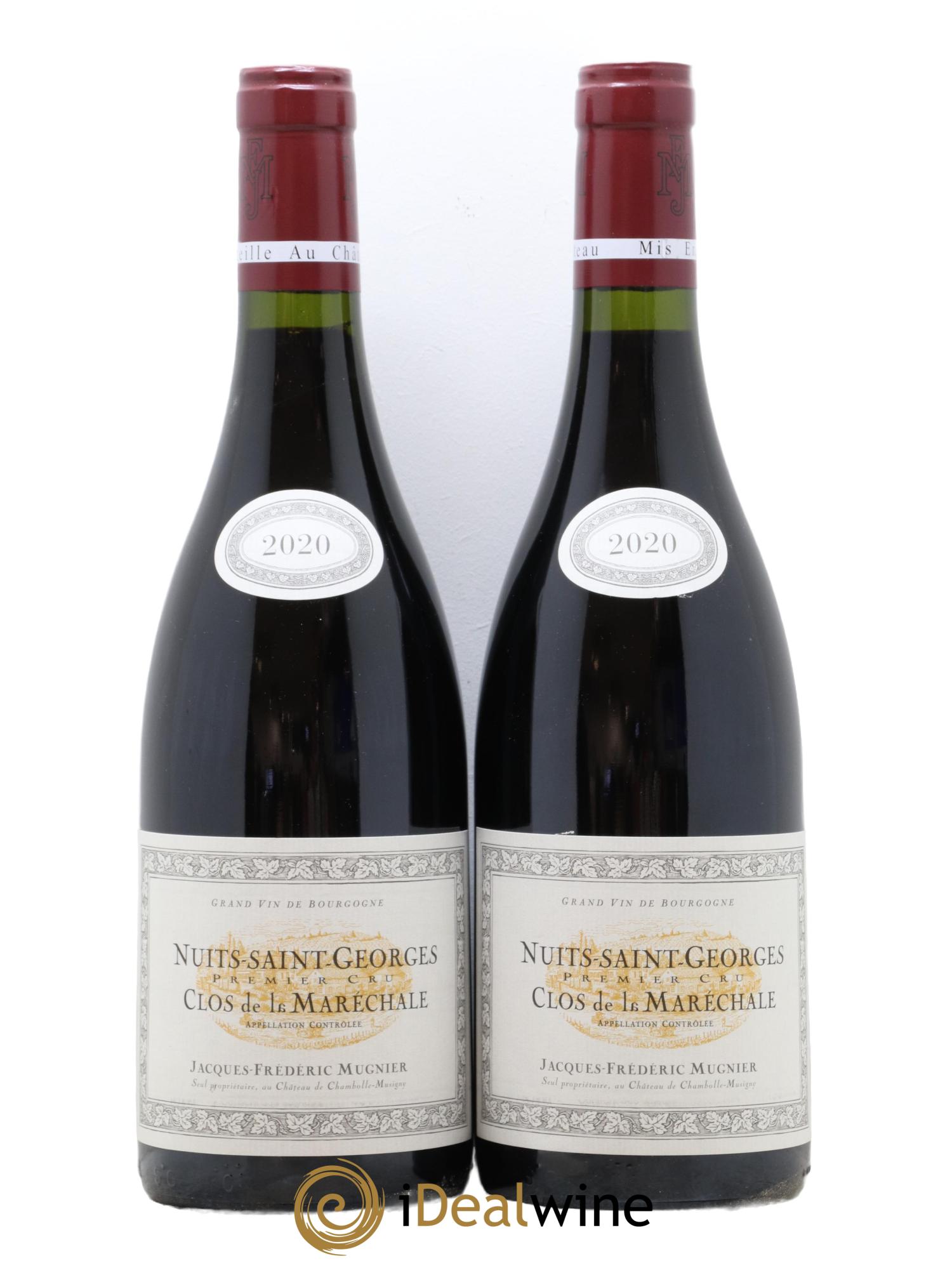 Nuits Saint-Georges 1er Cru Clos de La Maréchale Jacques-Frédéric Mugnier 2020 - Lotto di 2 bottiglie - 0