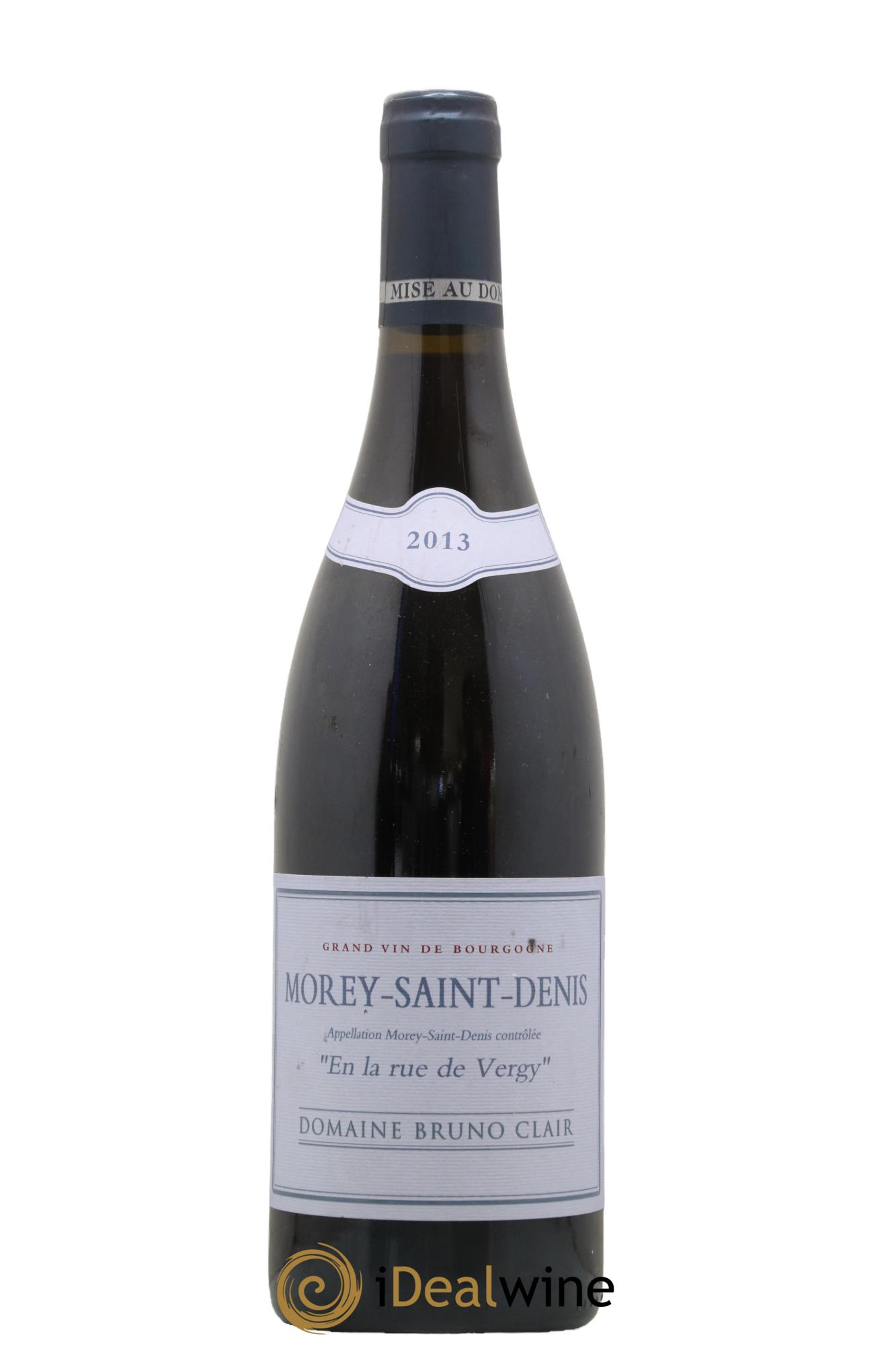 Morey Saint-Denis En la Rue de Vergy Bruno Clair (Domaine) 2013 - Lot de 1 bouteille - 0