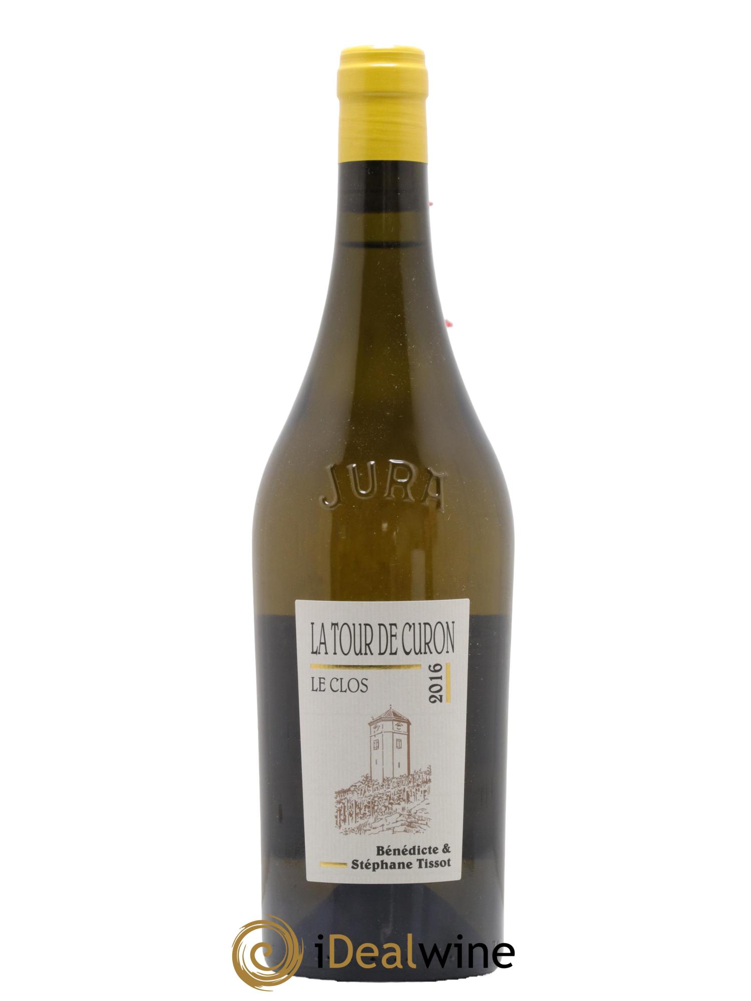 Arbois Chardonnay Le Clos de la Tour de Curon Bénédicte et Stéphane Tissot 2016 - Posten von 1 Flasche - 0