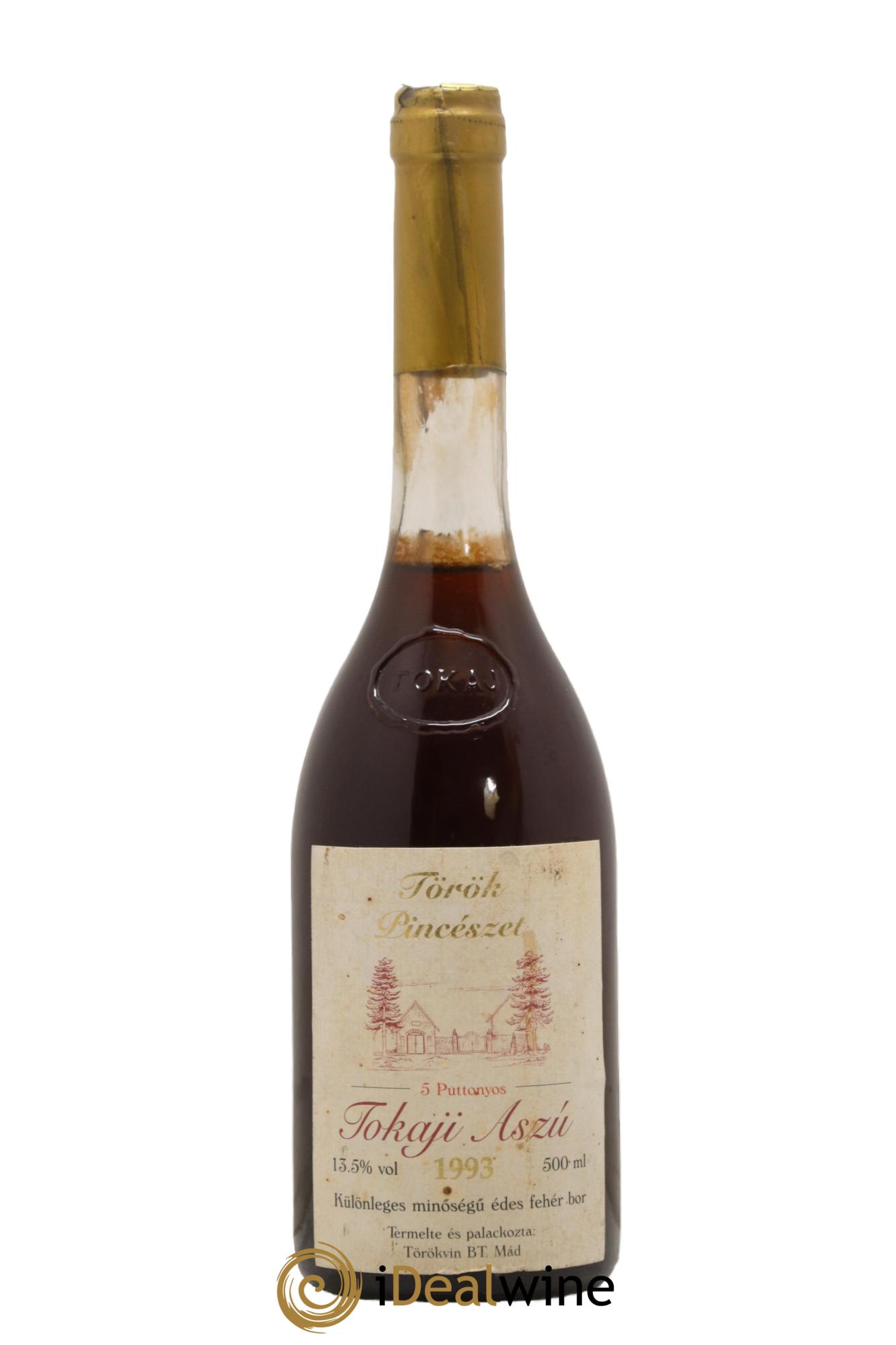 Tokaji Aszu 5 Puttonyos Torok Pinceszet 1993 - Posten von 1 Format 50cl - 0