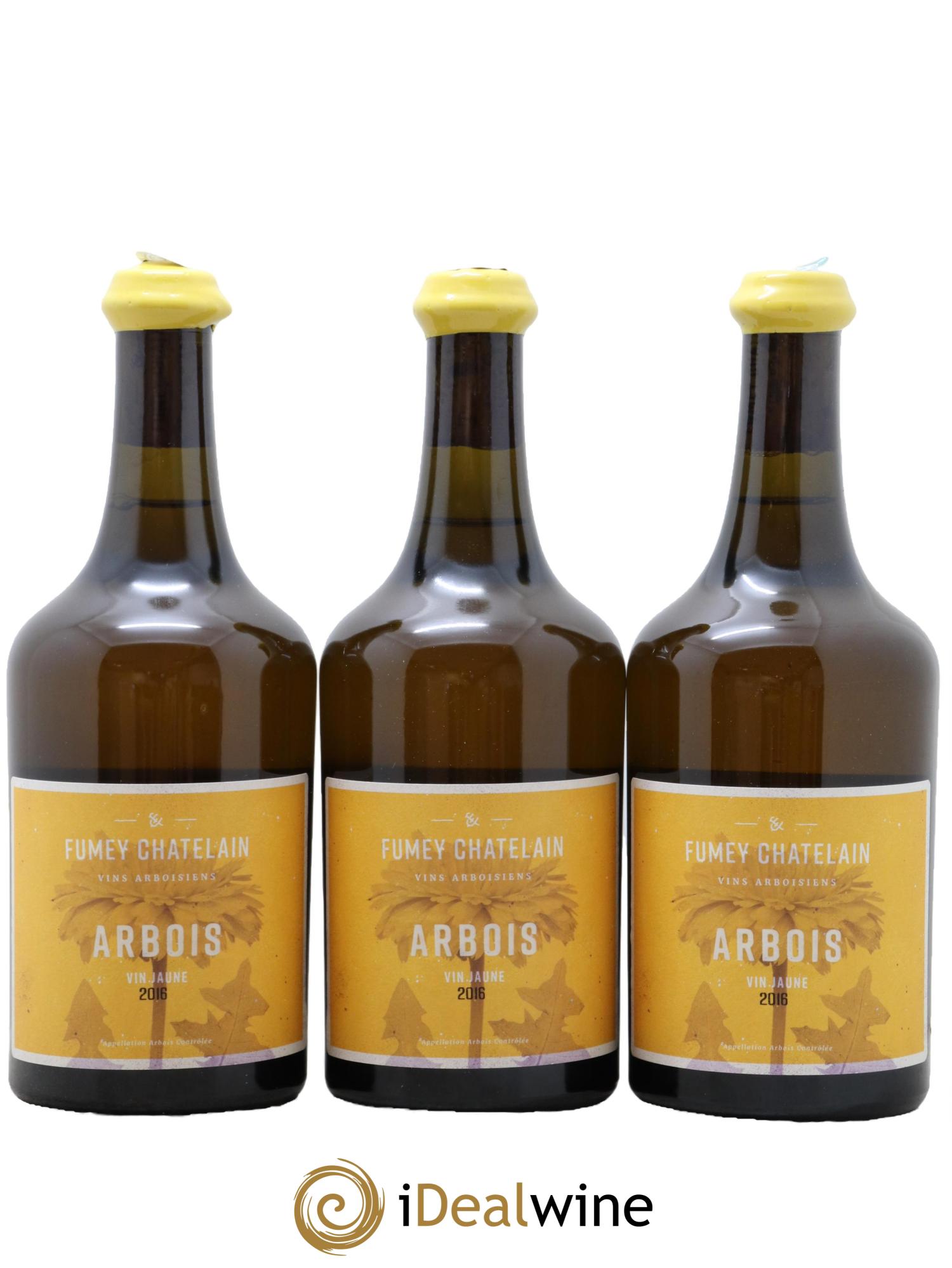 Arbois Vin Jaune Fumey-Chatelain 2016 - Posten von 3 Clavelin - 0