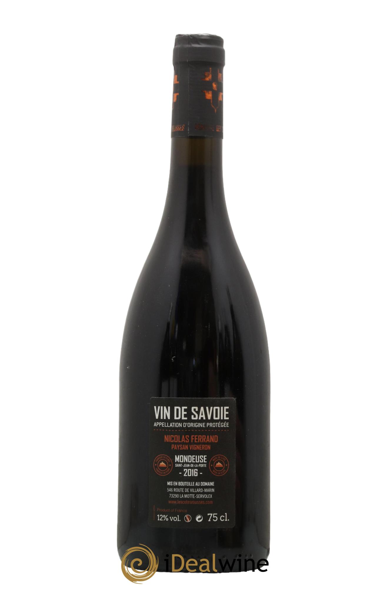 Vin de Savoie Saint-Jean-de-la-Porte Coteau de la Mort Domaine des Cotes Rousses 2016 - Posten von 1 Flasche - 1