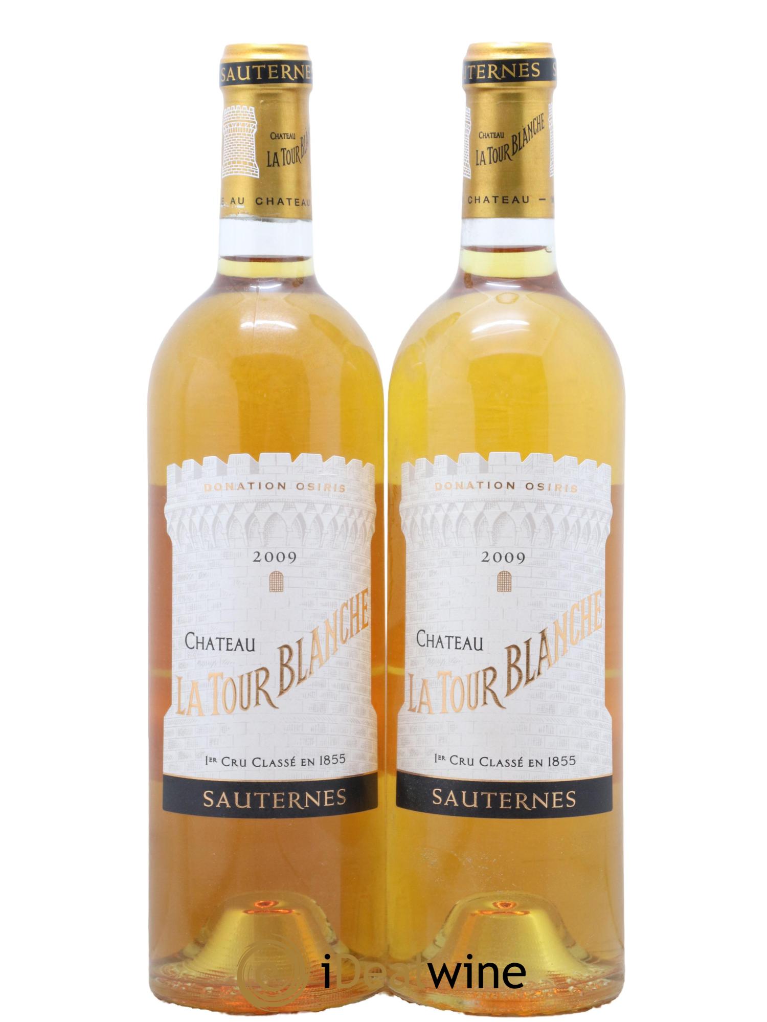 Château la Tour Blanche 1er Grand Cru Classé  2009 - Posten von 2 Flaschen - 0