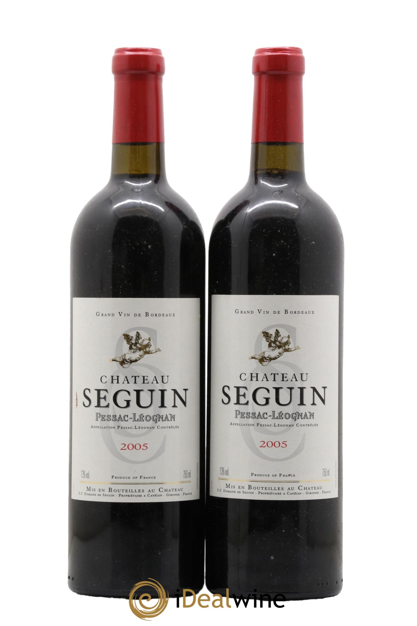 Pessac-Léognan Château Seguin 2005 - Posten von 2 Flaschen - 0