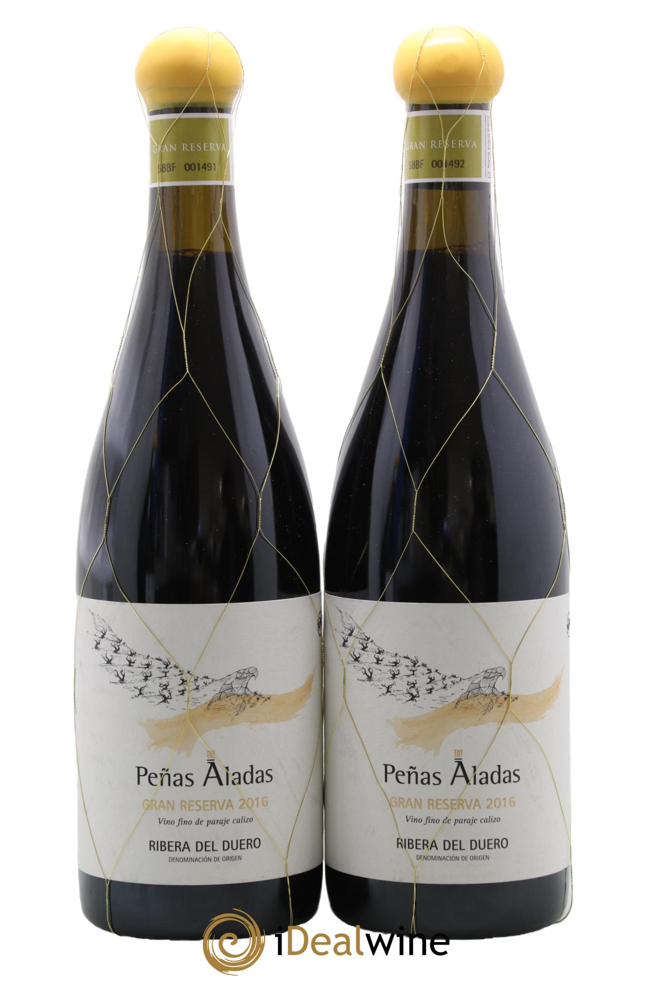 Ribera Del Duero DO Penas Aladas Gran Reserva Dominio del Aguila 2016 - Lot of 2 bottles - 0