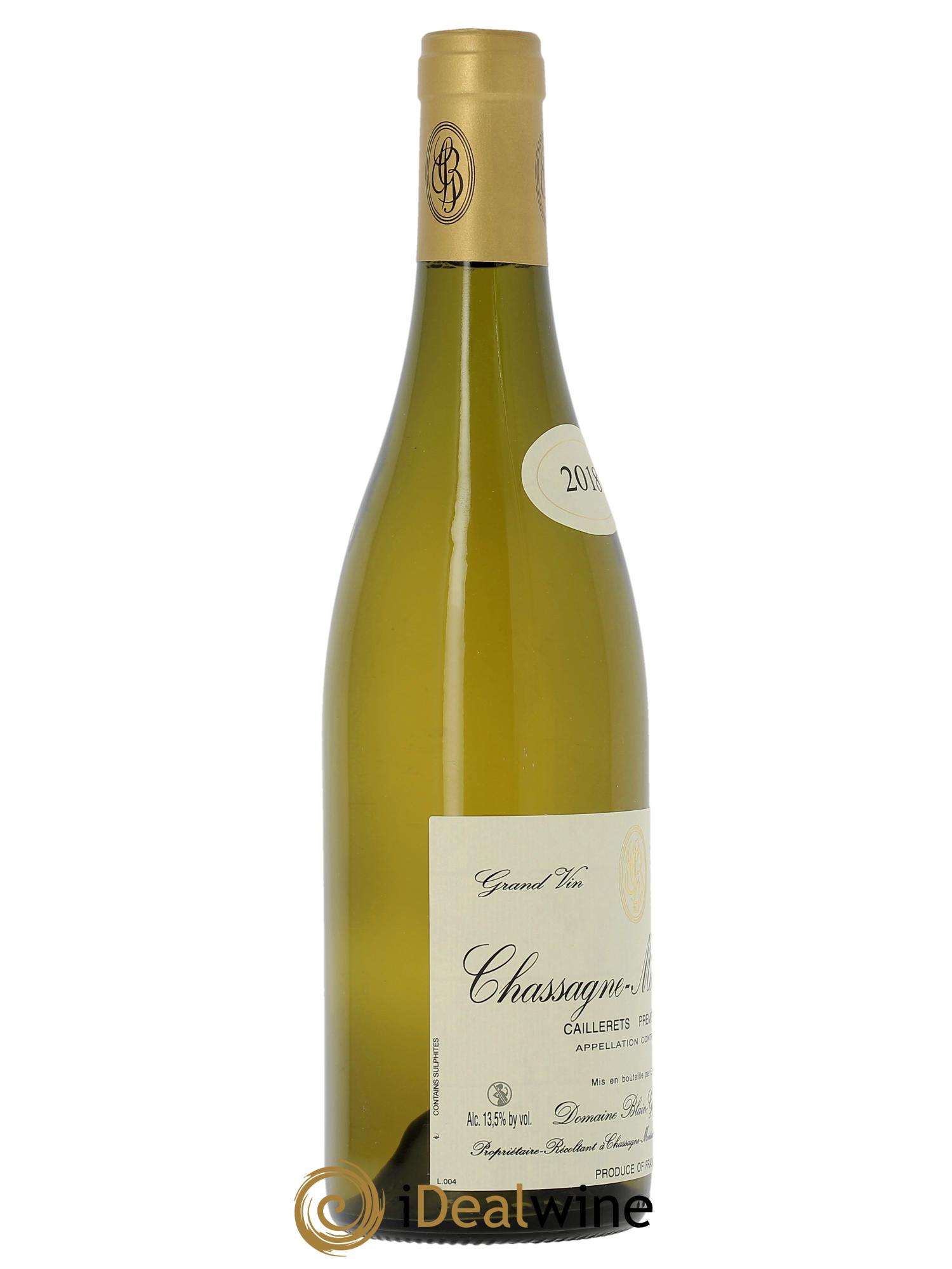 Chassagne-Montrachet 1er Cru Caillerets Blain-Gagnard (Domaine)  2018 - Lot de 1 bouteille - 1