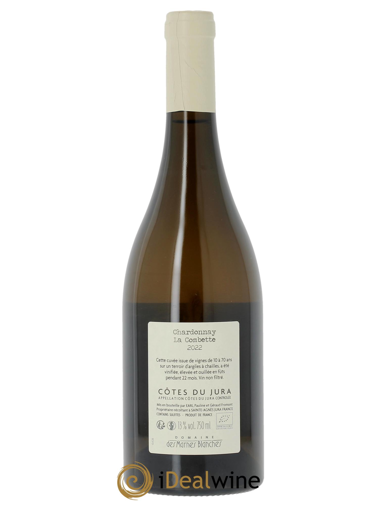 Côtes du Jura Les Combettes Chardonnay Marnes Blanches (Domaine des)  2022 - Posten von 1 Flasche - 1