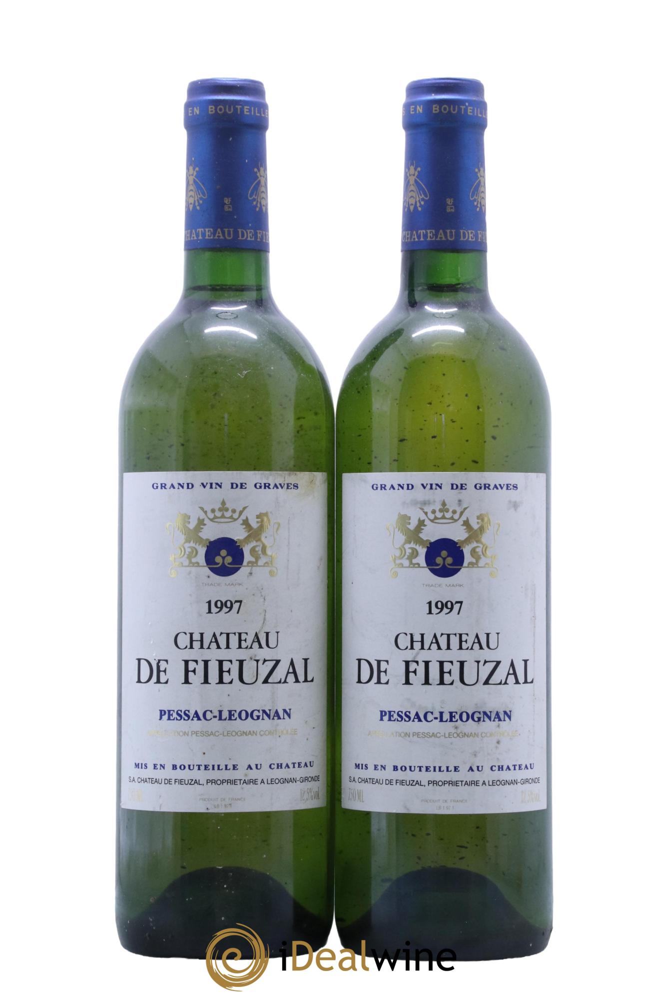 Château de Fieuzal  1997 - Lot de 2 bouteilles - 0