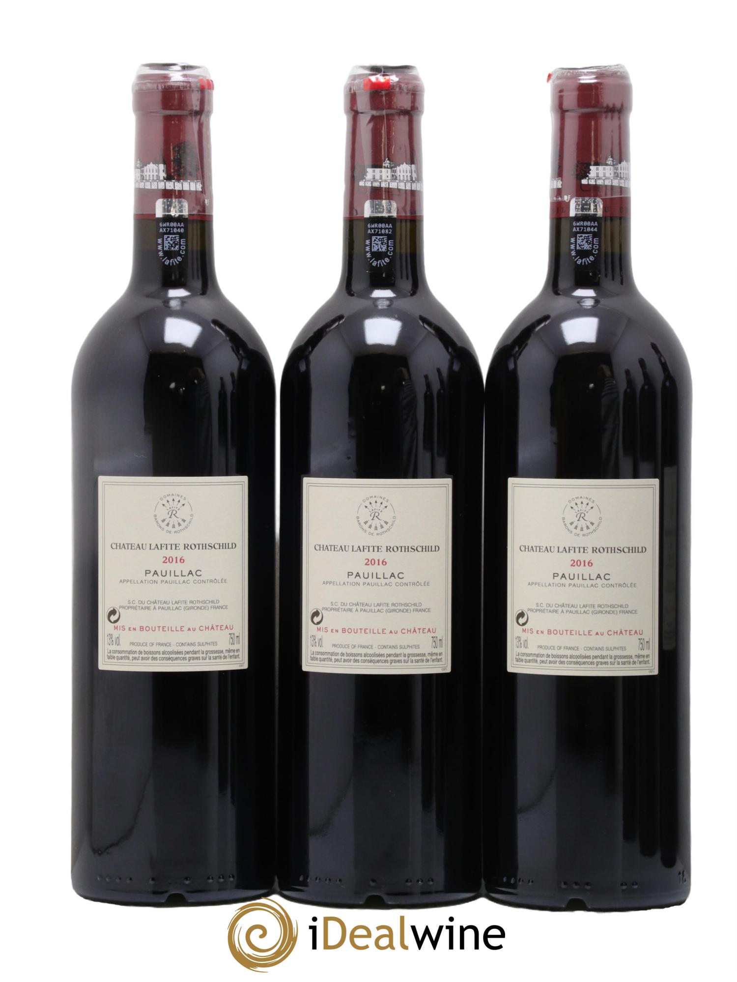 Château Lafite Rothschild 1er Grand Cru Classé 2016 - Lot de 6 bouteilles - 2