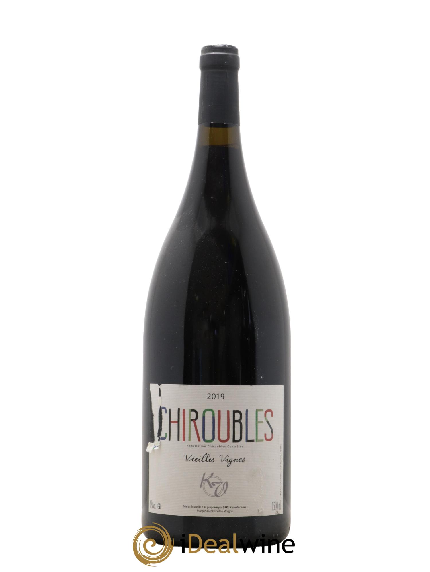 Chiroubles Vieilles Vignes Karim Vionnet 2019 - Lot of 1 magnum - 0