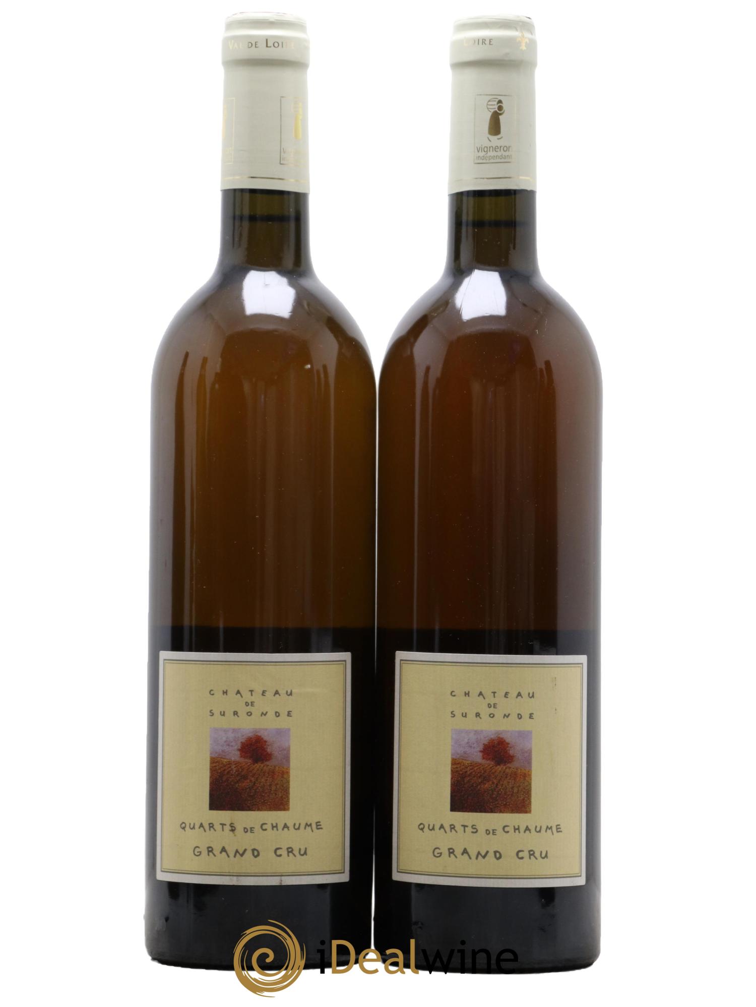 Quarts de Chaume Grains Nobles Château de Suronde  2015 - Lot de 2 bouteilles - 0