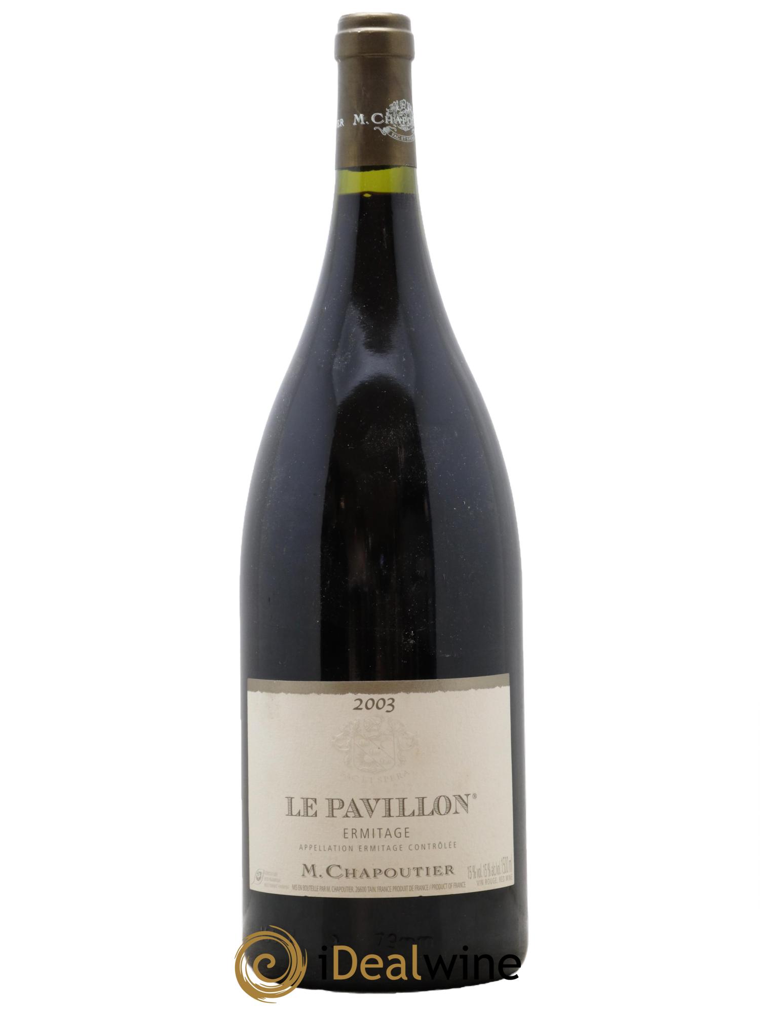 Hermitage Ermitage Le Pavillon Chapoutier 2003 - Posten von 1 Magnum - 0