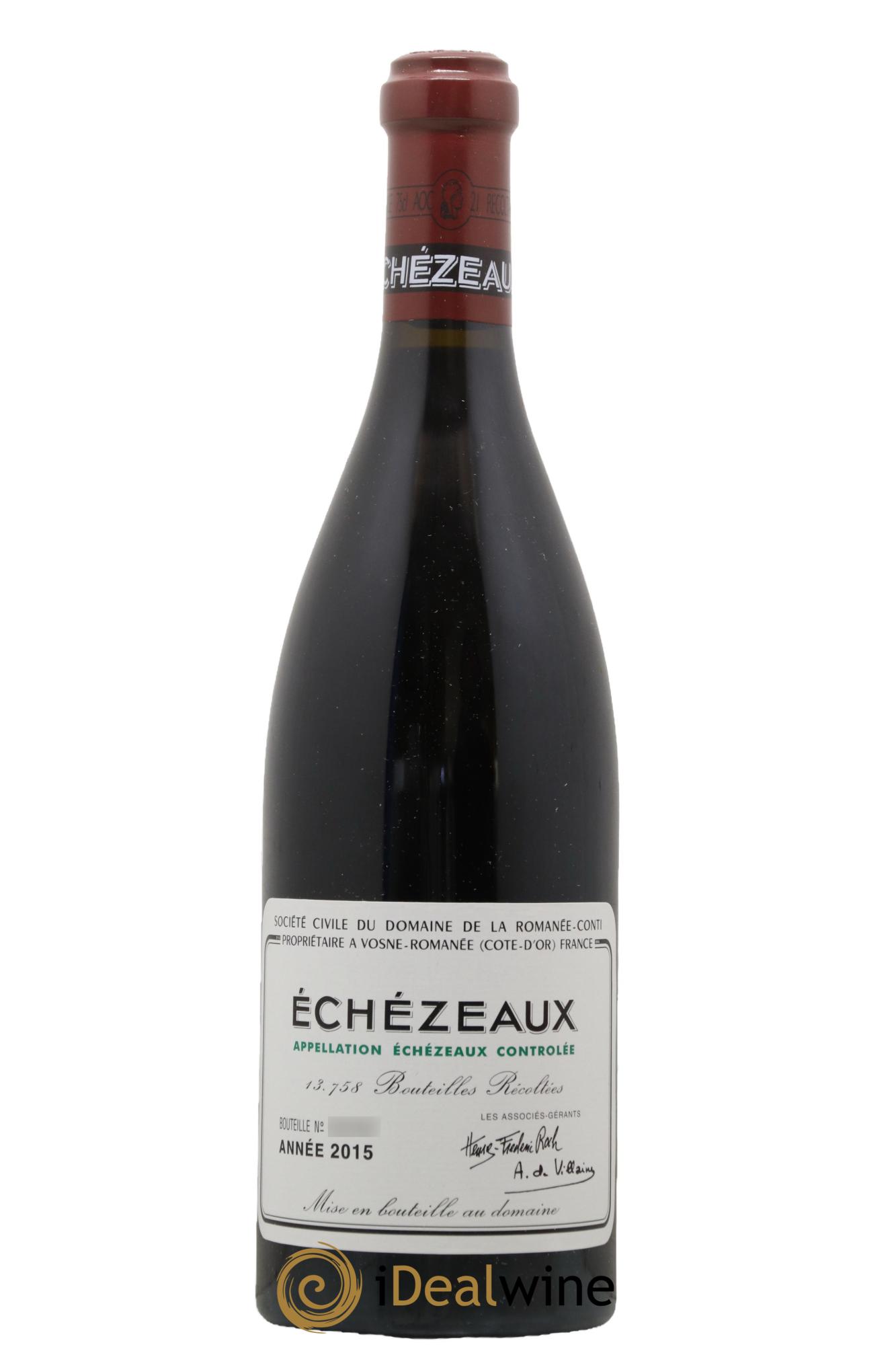 Echezeaux Grand Cru Domaine de la Romanée-Conti 2015 - Lot de 1 bouteille - 0