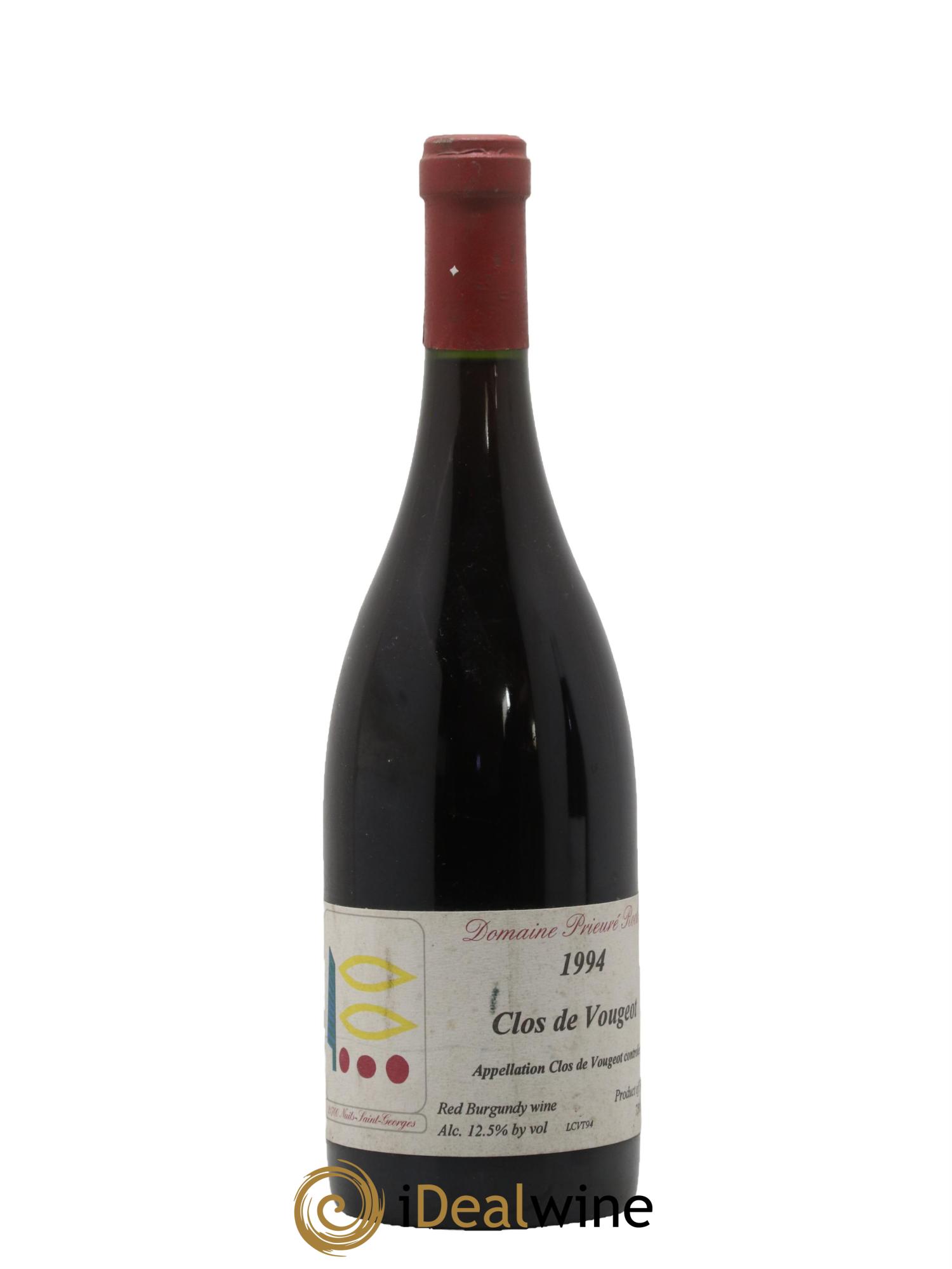 Clos de Vougeot Grand Cru Prieuré Roch 1994 - Lot de 1 bouteille - 0