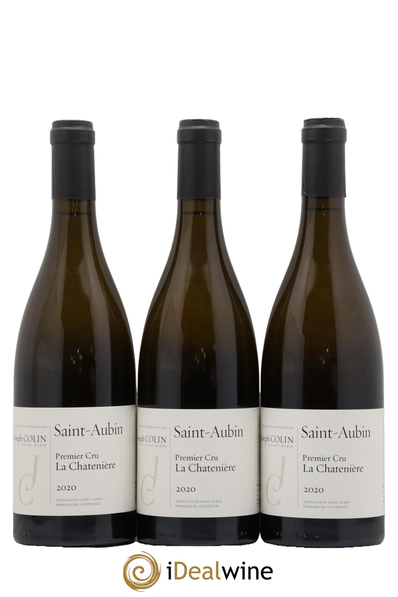 Saint-Aubin 1er Cru La Chatenière Joseph Colin 2020 - Lot of 3 bottles - 0