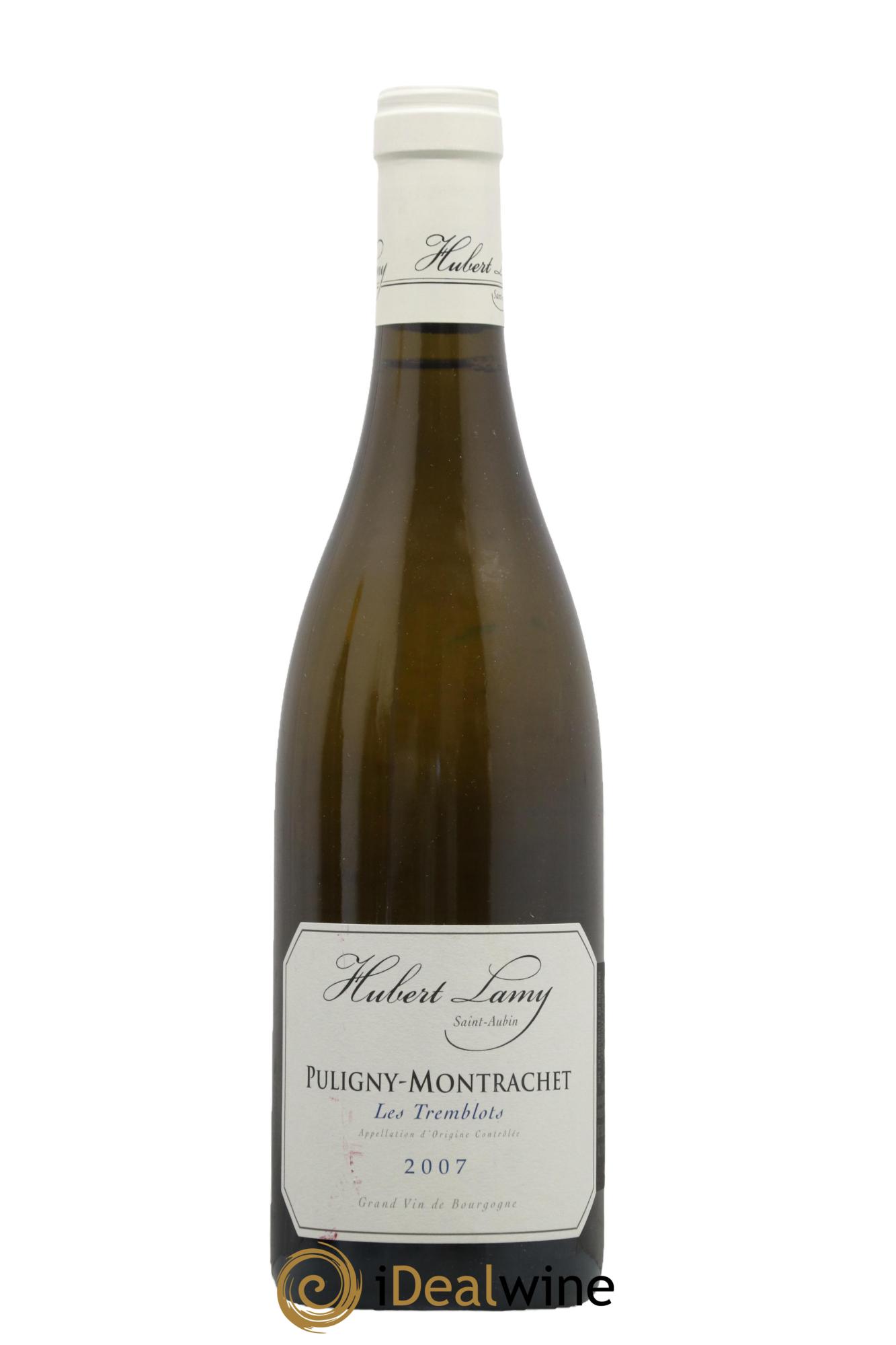 Puligny-Montrachet Les Tremblots Hubert Lamy 2007 - Lot de 1 bouteille - 0