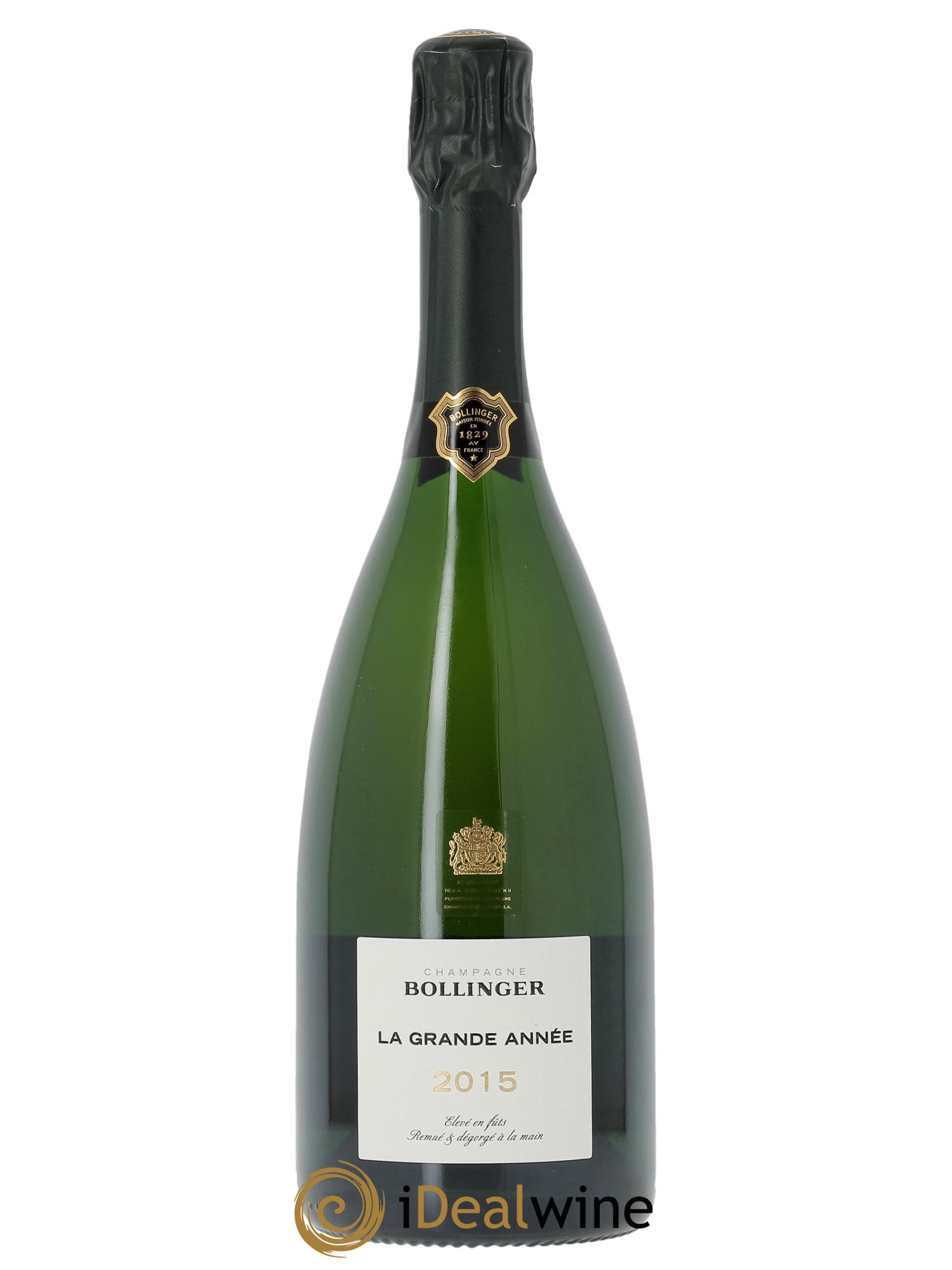 Grande Année Bollinger (Cassetta in legno a partire da  1 bt) 2015 - Lotto di 1 bottiglia - 0