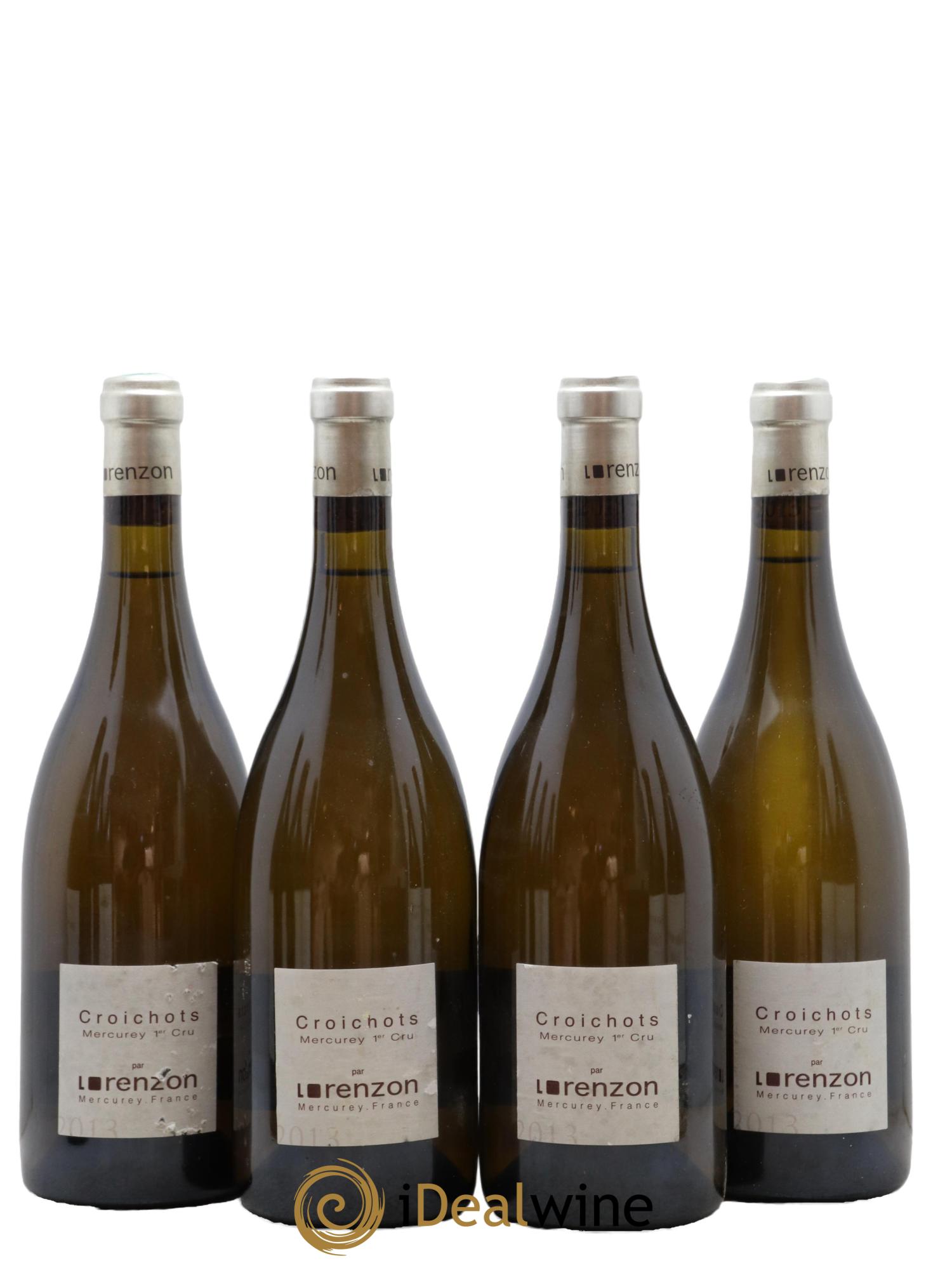 Mercurey 1er Cru Croichots Lorenzon 2013 - Lot de 4 bouteilles - 0