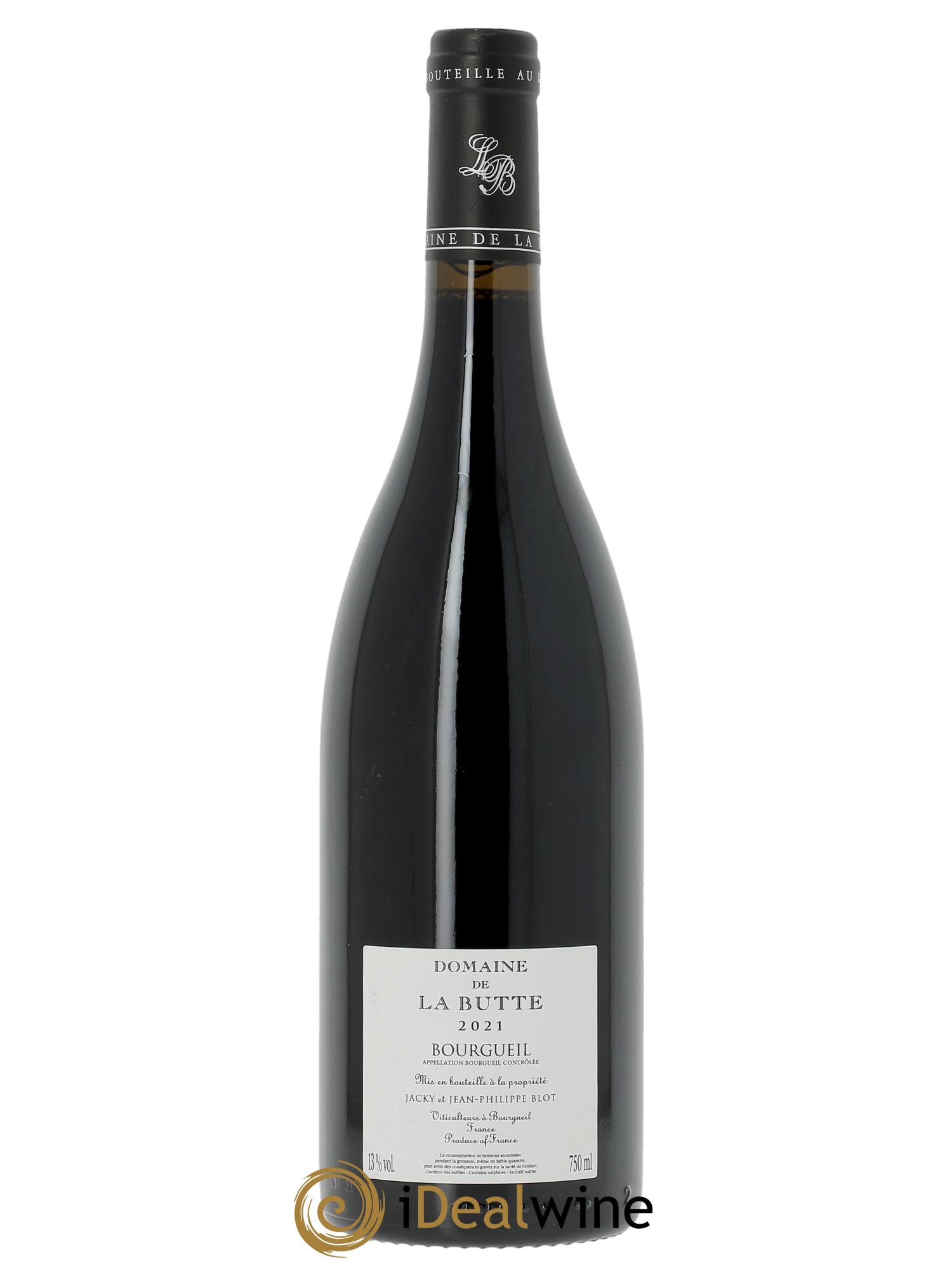 Bourgueil Mi-Pente Domaine de La Butte - Jacky Blot  2021 - Posten von 1 Flasche - 1