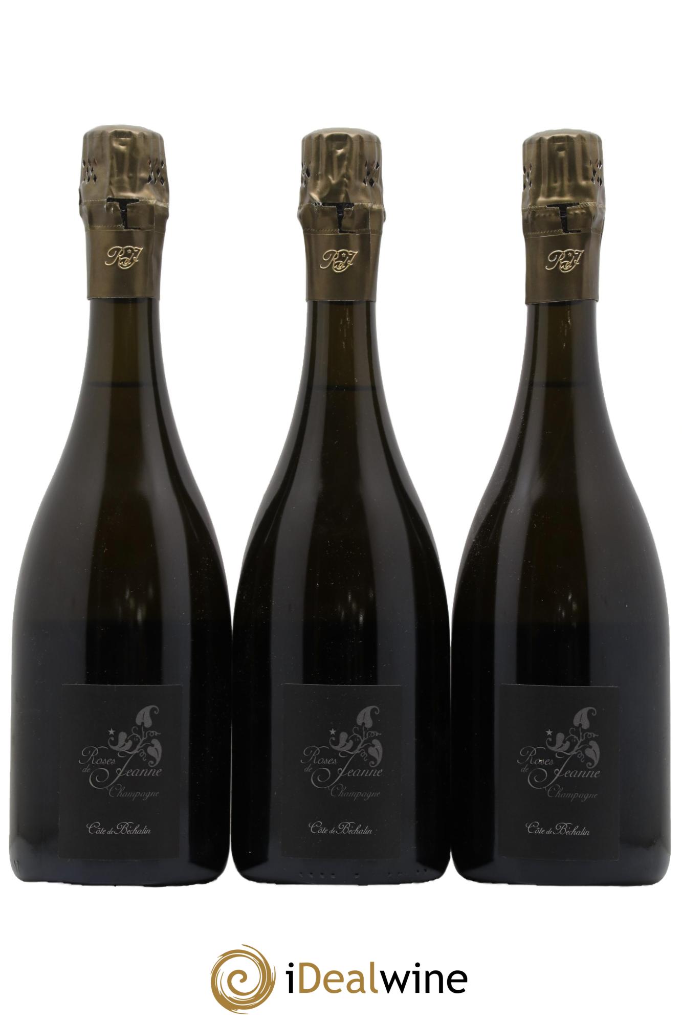 Roses de Jeanne Côte de Béchalin Blanc de Noirs Cédric Bouchard 2011 - Lot of 3 bottles - 0