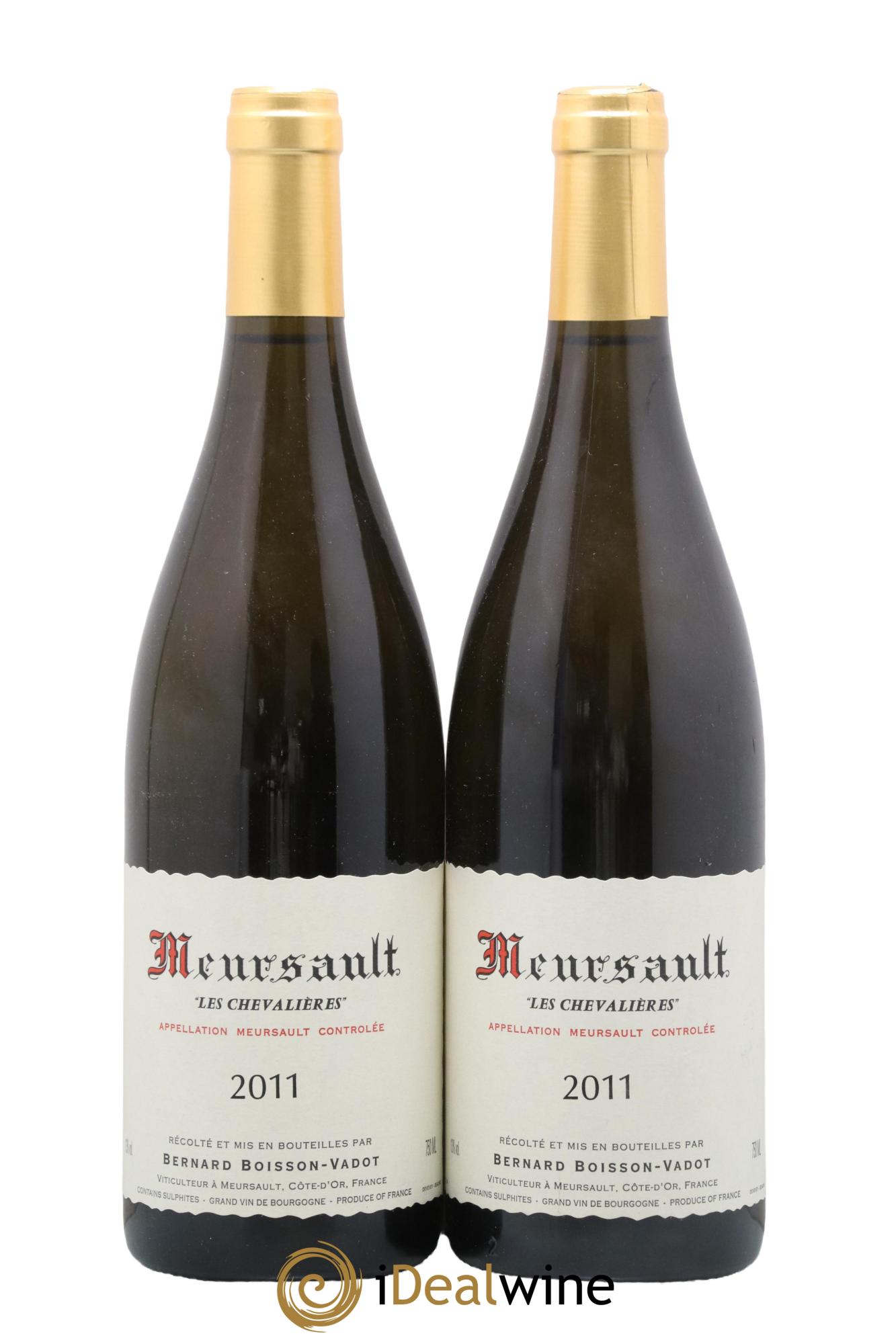 Meursault Les Chevalières Boisson-Vadot (Domaine) 2011 - Lot de 2 bouteilles - 0