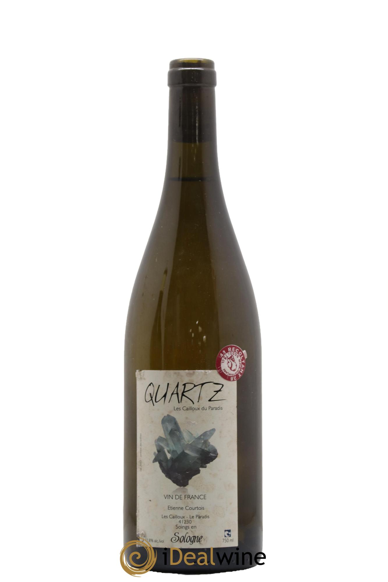 Vin de France Quartz Etienne Courtois Les Cailloux Du Paradis 2022 - Lot de 1 bouteille - 0