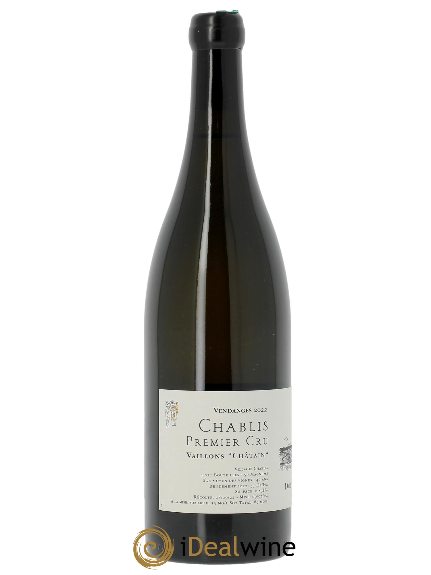 Chablis 1er Cru Vaillons Jean Dauvissat  (Domaine)  2022 - Posten von 1 Flasche - 1