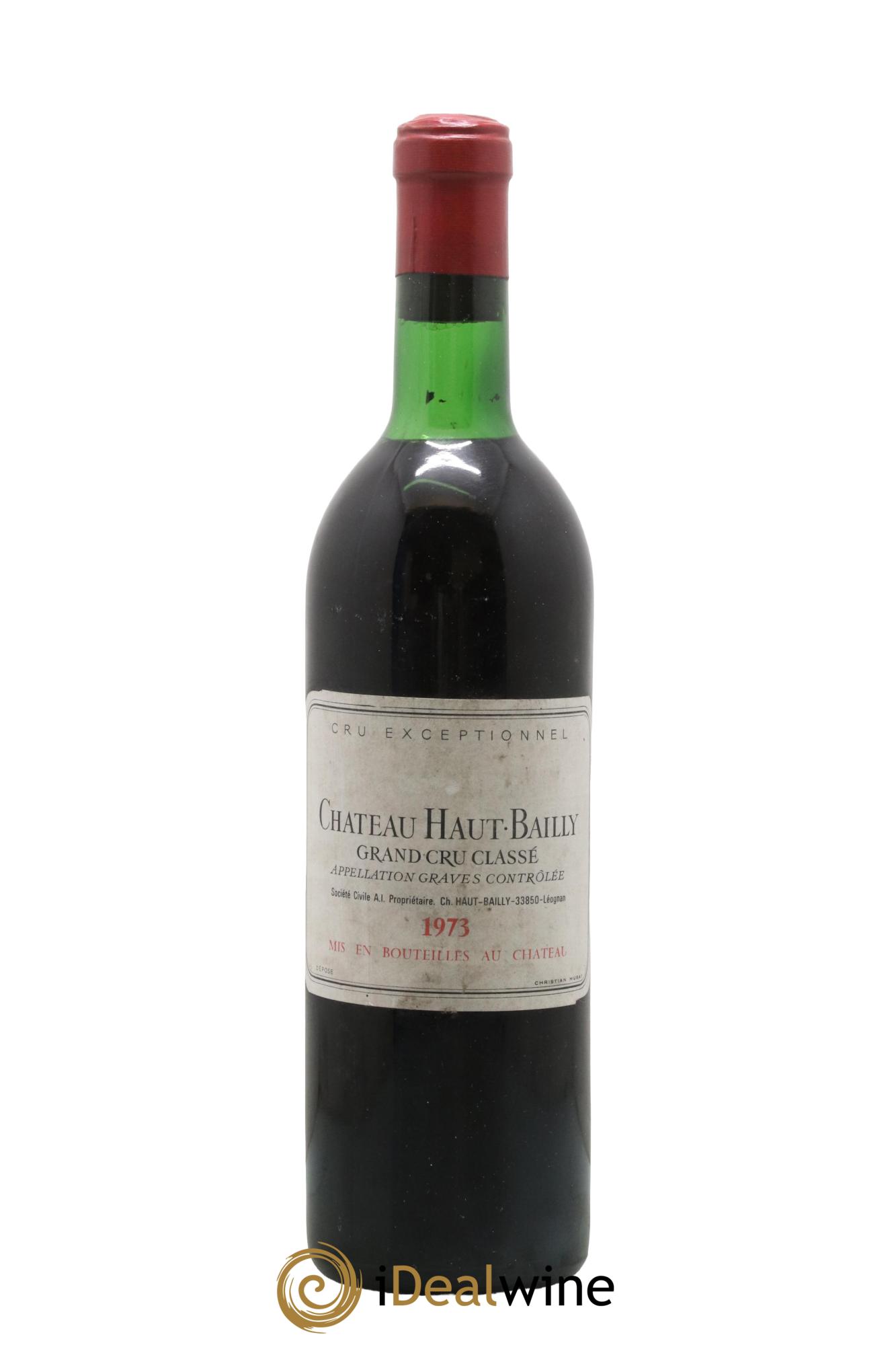 Château Haut-Bailly Cru Classé de Graves 1973 - Posten von 1 Flasche - 0