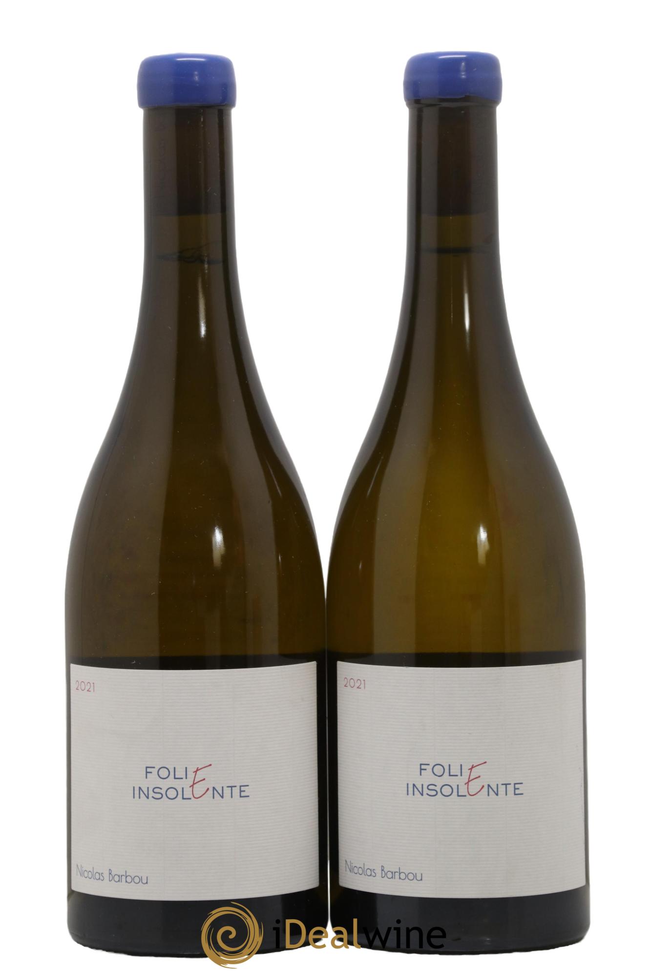 Touraine-Oisly Folie Insolente Nicolas Barbou  2021 - Lot de 2 bouteilles - 0