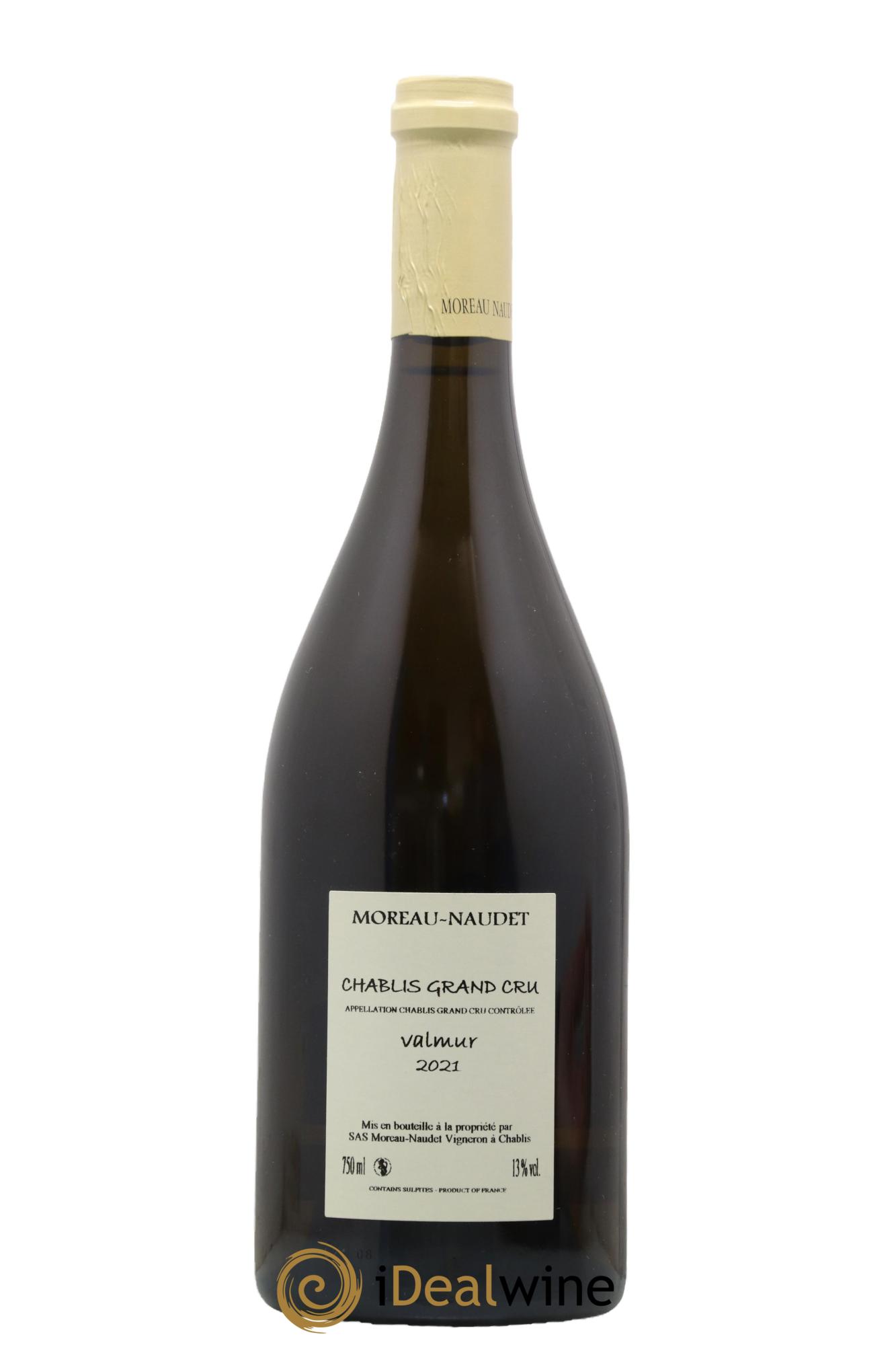 Chablis Grand Cru Valmur Moreau-Naudet 2021 - Lot de 1 bouteille - 1